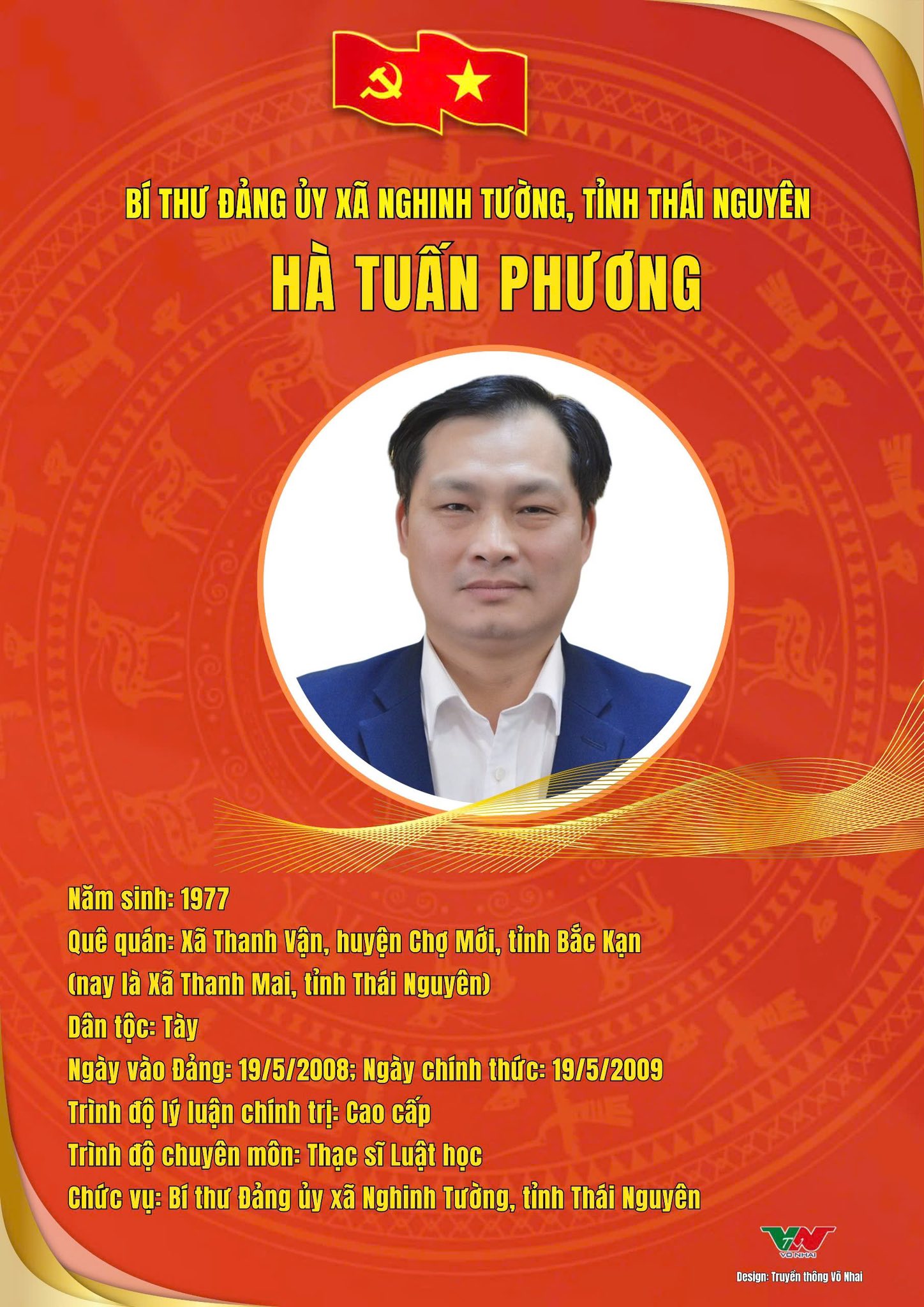 Lãnh đạo chủ chốt xã Nghinh Tường, tỉnh Thái Nguyên từ ngày 01/7/2025