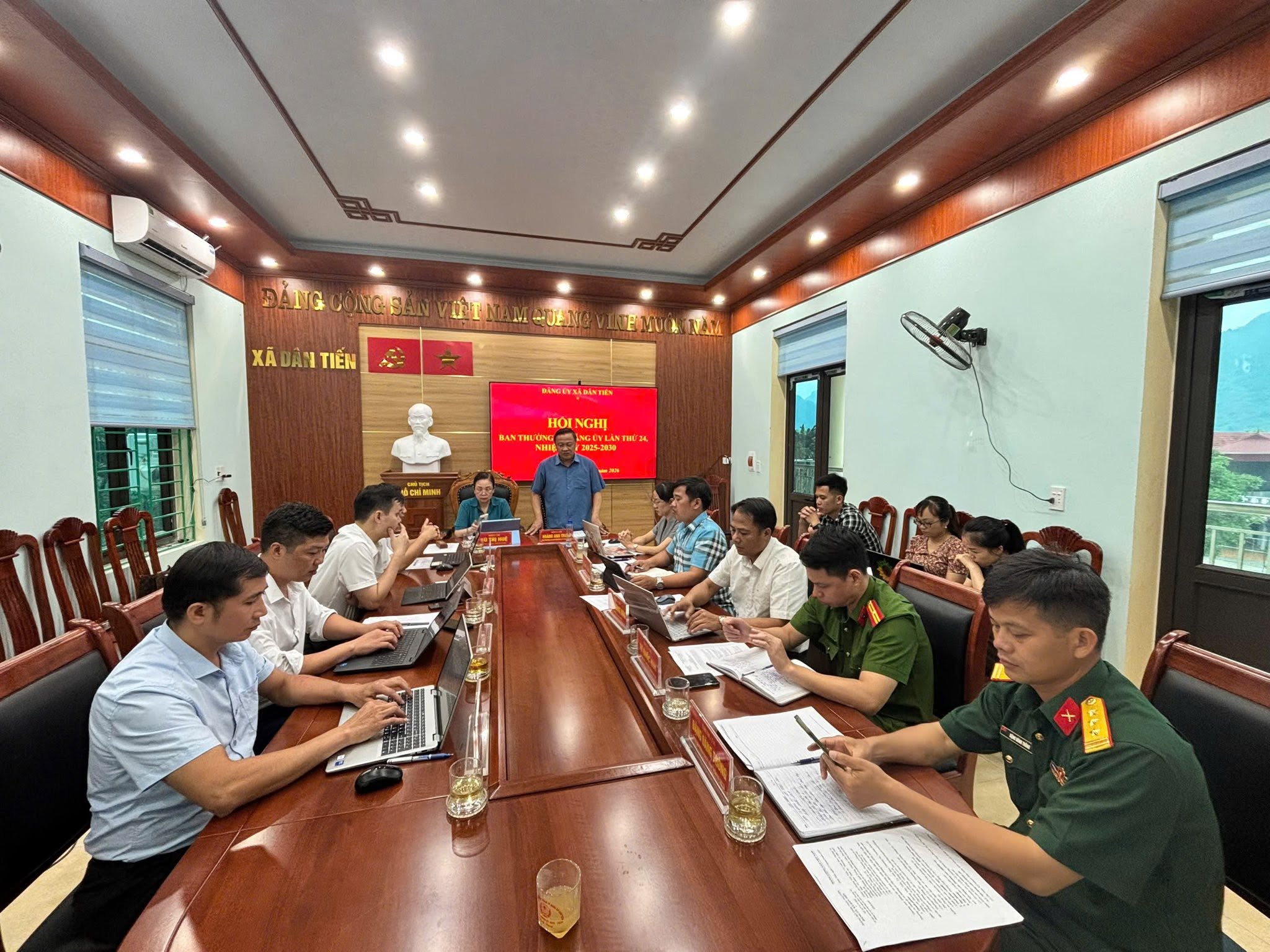 HỘI NGHỊ BAN THƯỜNG VỤ ĐẢNG ỦY XÃ DÂN TIẾN LẦN THỨ 24, NHIỆM KỲ 2025–2030