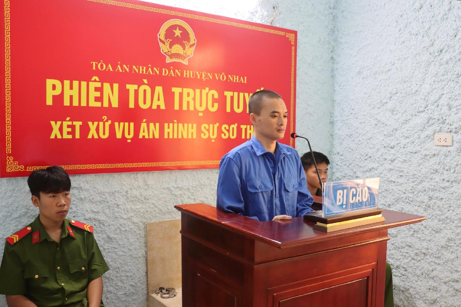 Phiên tòa xét xử trực tuyến: Tiếp tục tạo bước đột phá trong cải cách tư pháp ở Võ Nhai