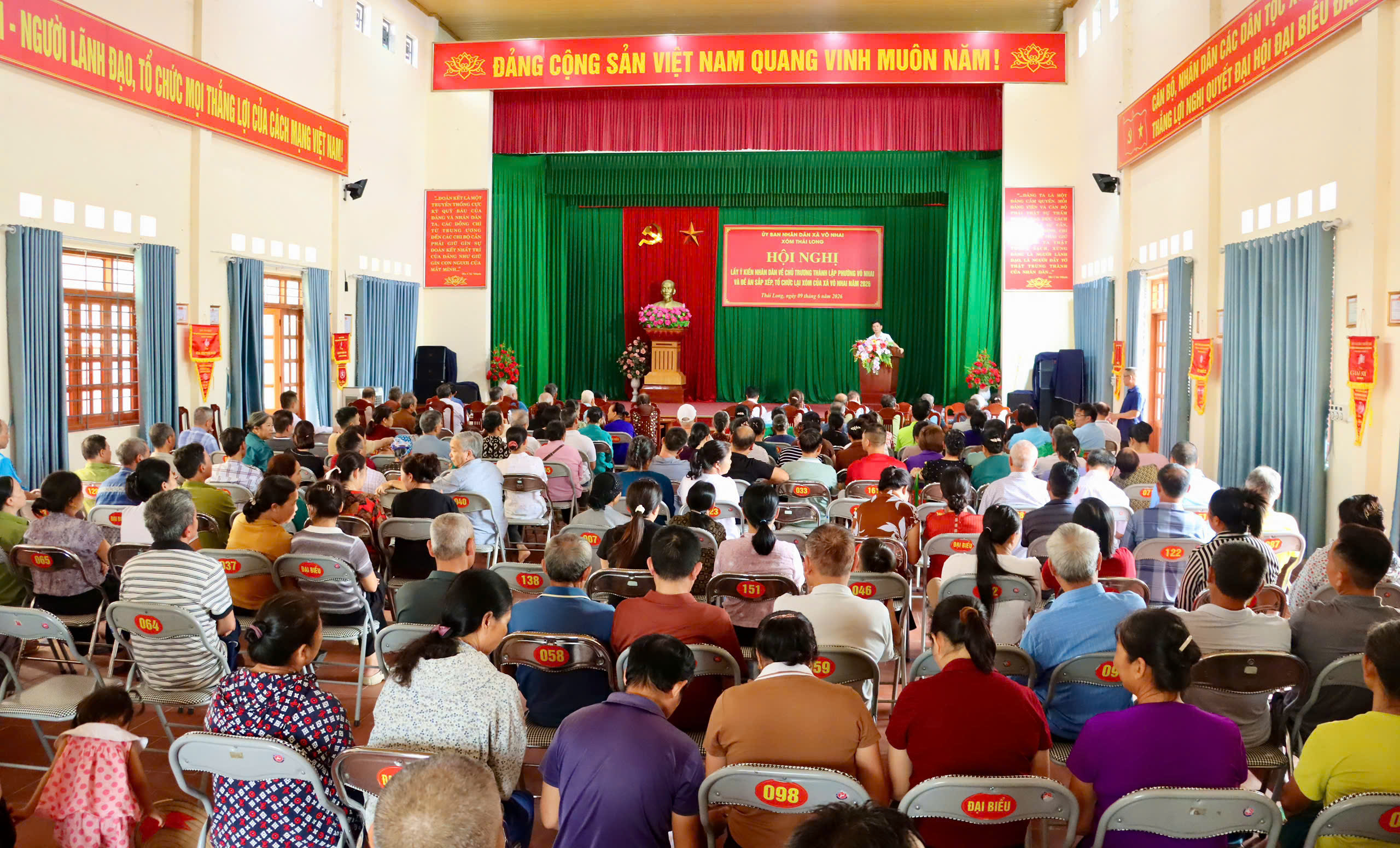 NHÂN DÂN XÃ VÕ NHAI NHẤT TRÍ CAO VỀ CHỦ TRƯƠNG THÀNH LẬP PHƯỜNG VÕ NHAI VÀ ĐỀ ÁN TỔ CHỨC LẠI XÓM CỦA XÃ VÕ NHAI NĂM 2026