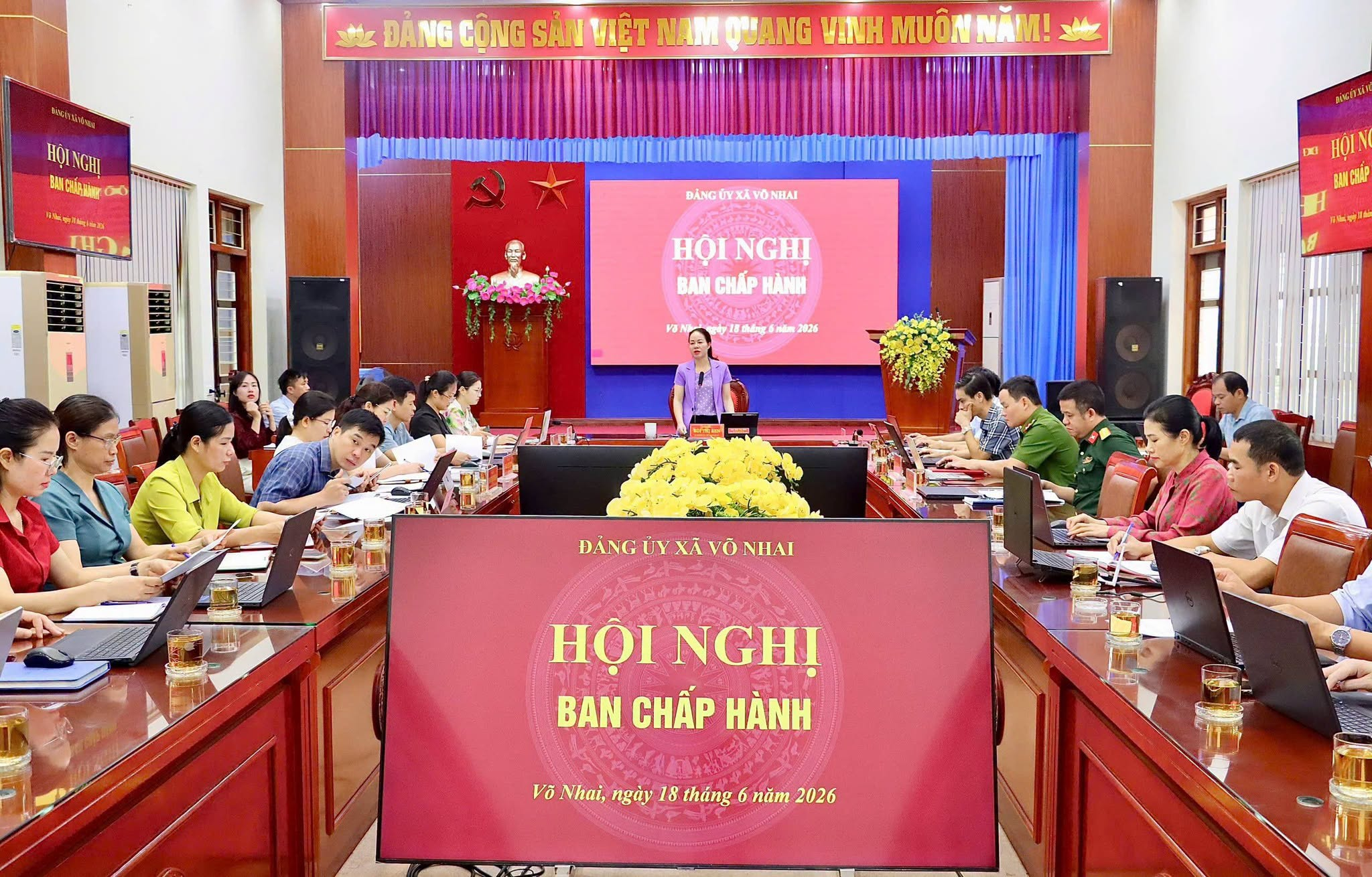 Đảng ủy xã Võ Nhai tổ chức Hội nghị Ban Chấp hành Đảng bộ xã nhiệm kỳ 2025 - 2030