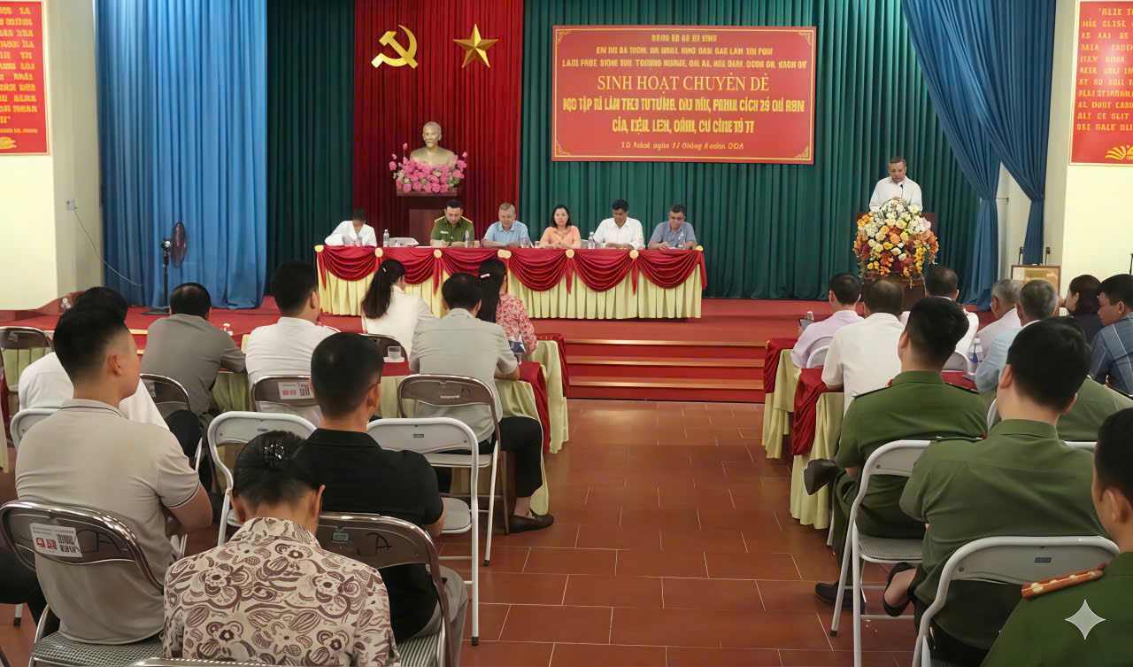 Sinh hoạt chuyên đề “Học tập làm theo tư tưởng đạo đức, phong cách Hồ Chí Minh cần, kiệm, liêm, chính, chí công vô tư”