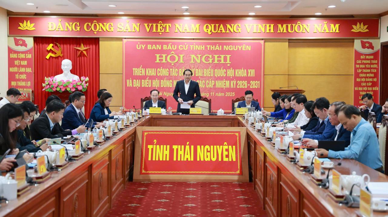 Thái Nguyên có 5 đơn vị bầu cử đại biểu Quốc hội và 29 đơn vị bầu cử đại biểu HĐND tỉnh nhiệm kỳ
