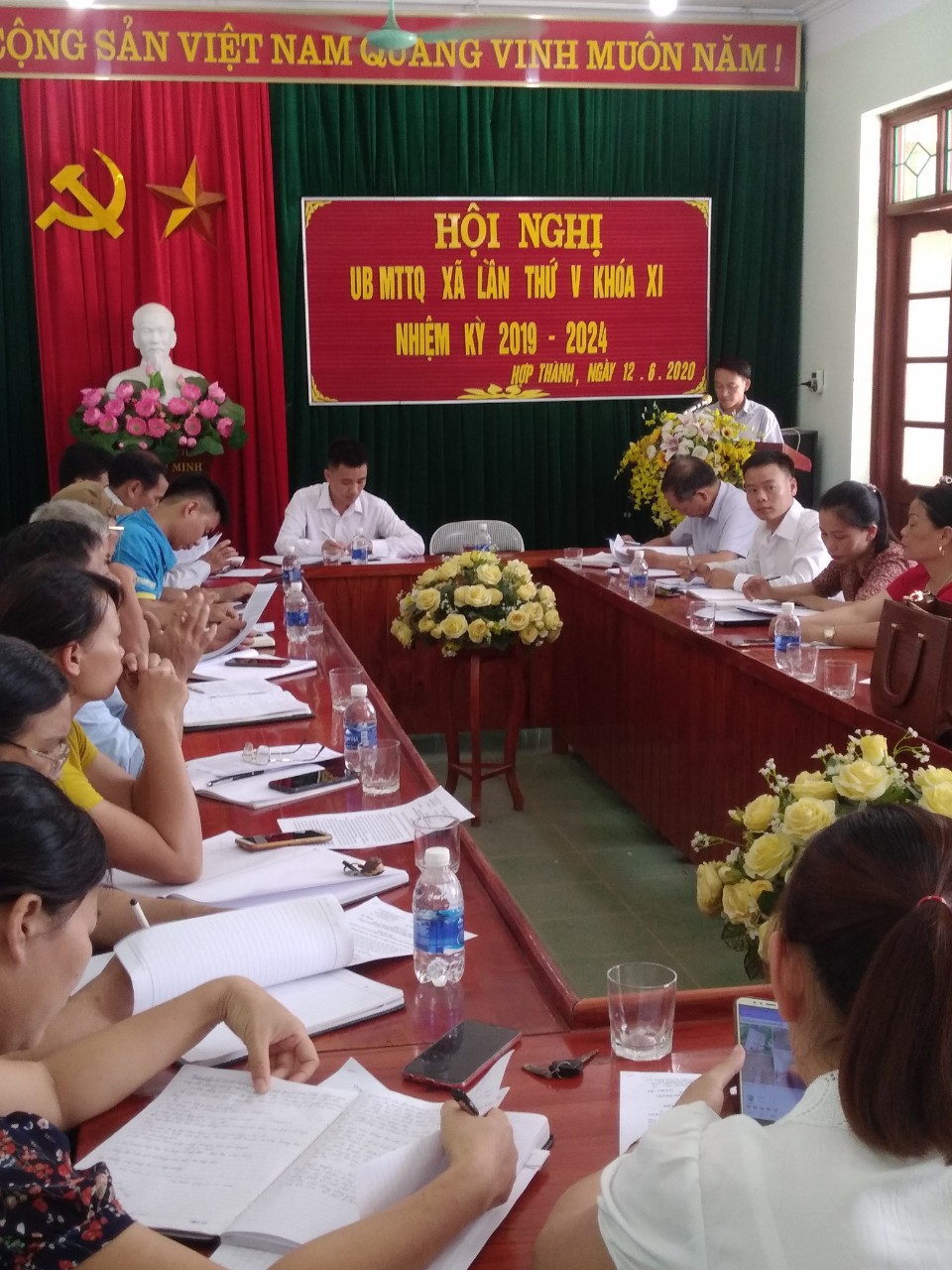 Hội nghị lần thứ V UB MTTQ xã Hợp Thành