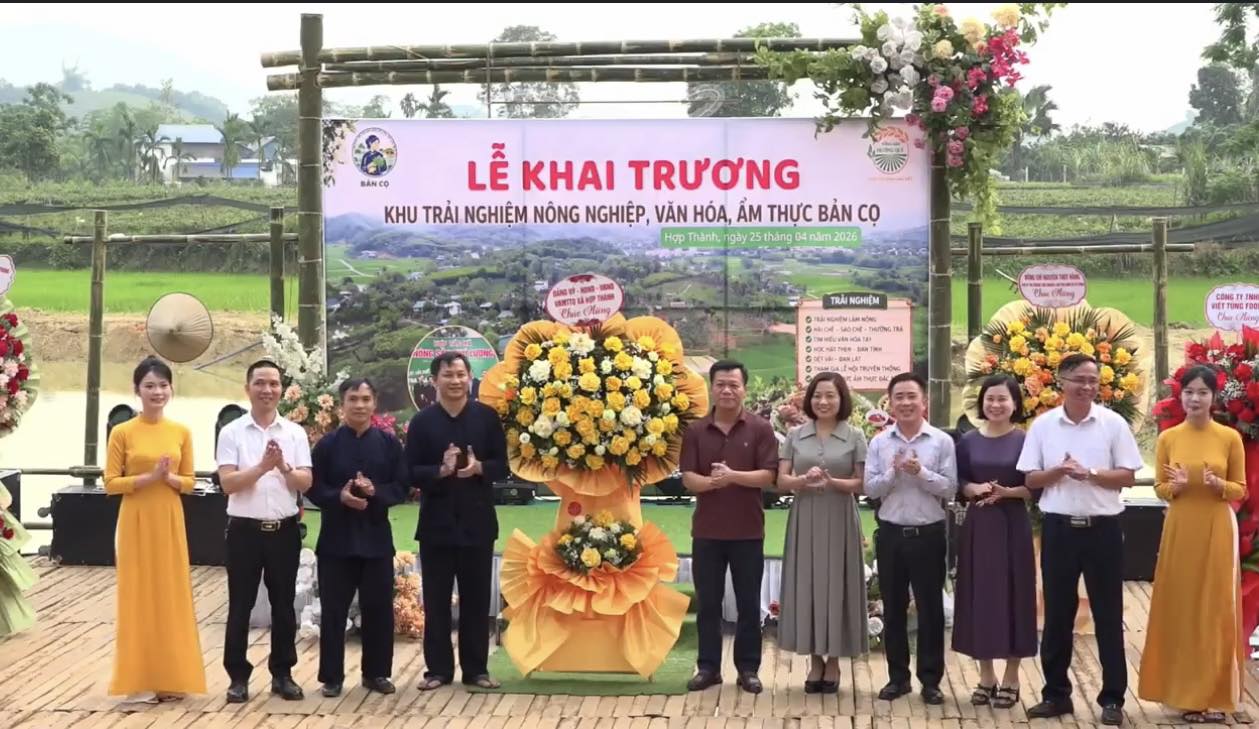 Khai trương khu trải nghiệm nông nghiệp – văn hoá – ẩm thực Bản Cọ