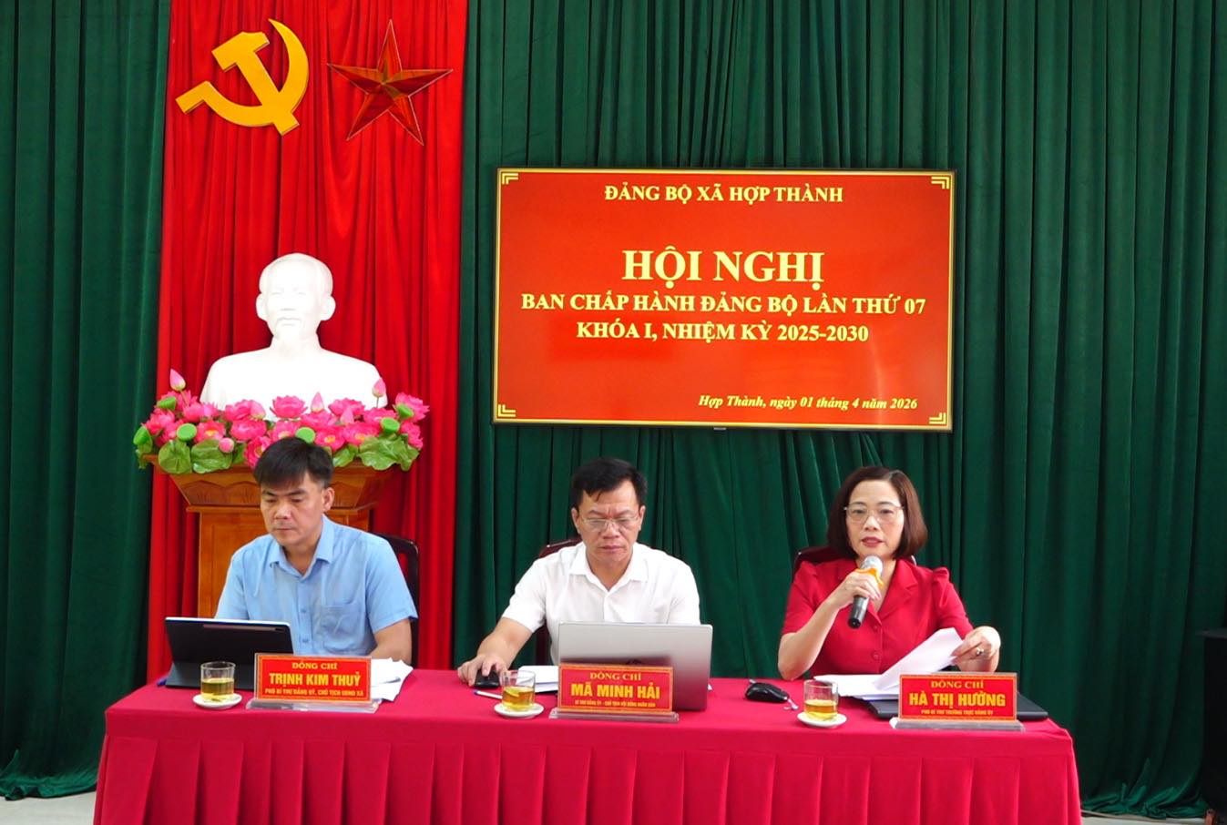Xây dựng Đảng bộ Hợp Thành ngày càng trong sạch, vững mạnh, thúc đẩy phát triển kinh tế - xã hội của địa phương nhanh và bền vững