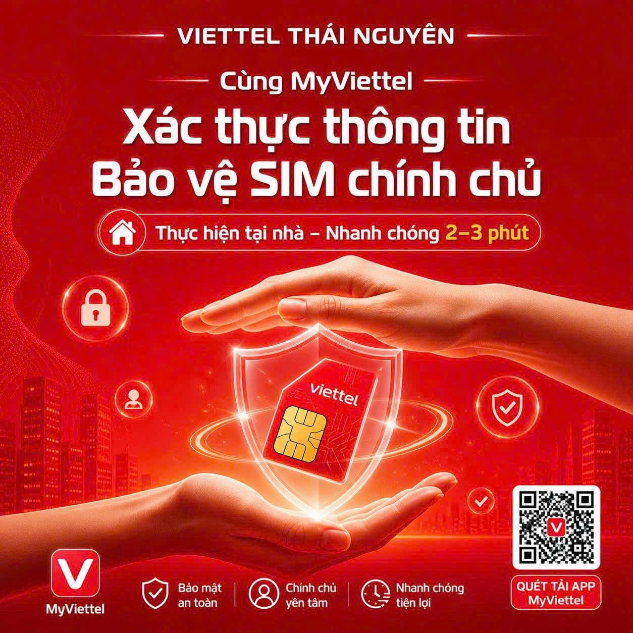 HƯỚNG DẪN XÁC THỰC THUÊ BAO TRÊN MYVIETTEL – AI CŨNG LÀM ĐƯỢC