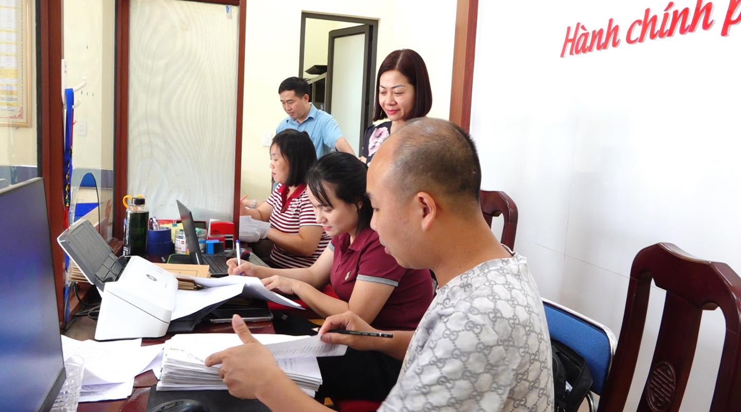 Hợp Thành tích cực triển khai số hoá tài liệu hồ sơ