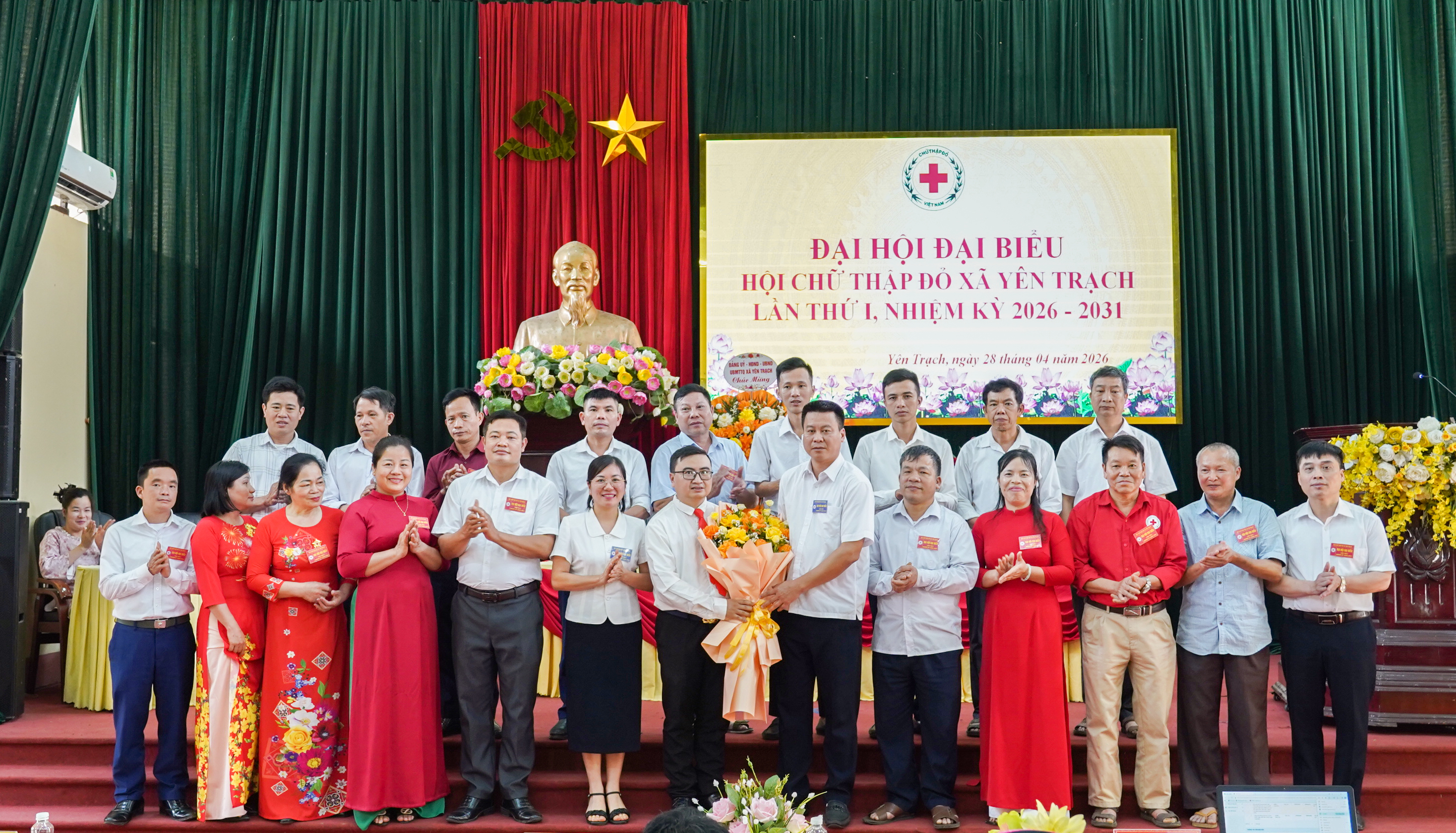 Xã Yên Trạch tổ chức thành công Đại hội đại biểu Hội chữ thập đỏ lần thứ I, nhiệm kỳ 2026 – 2031