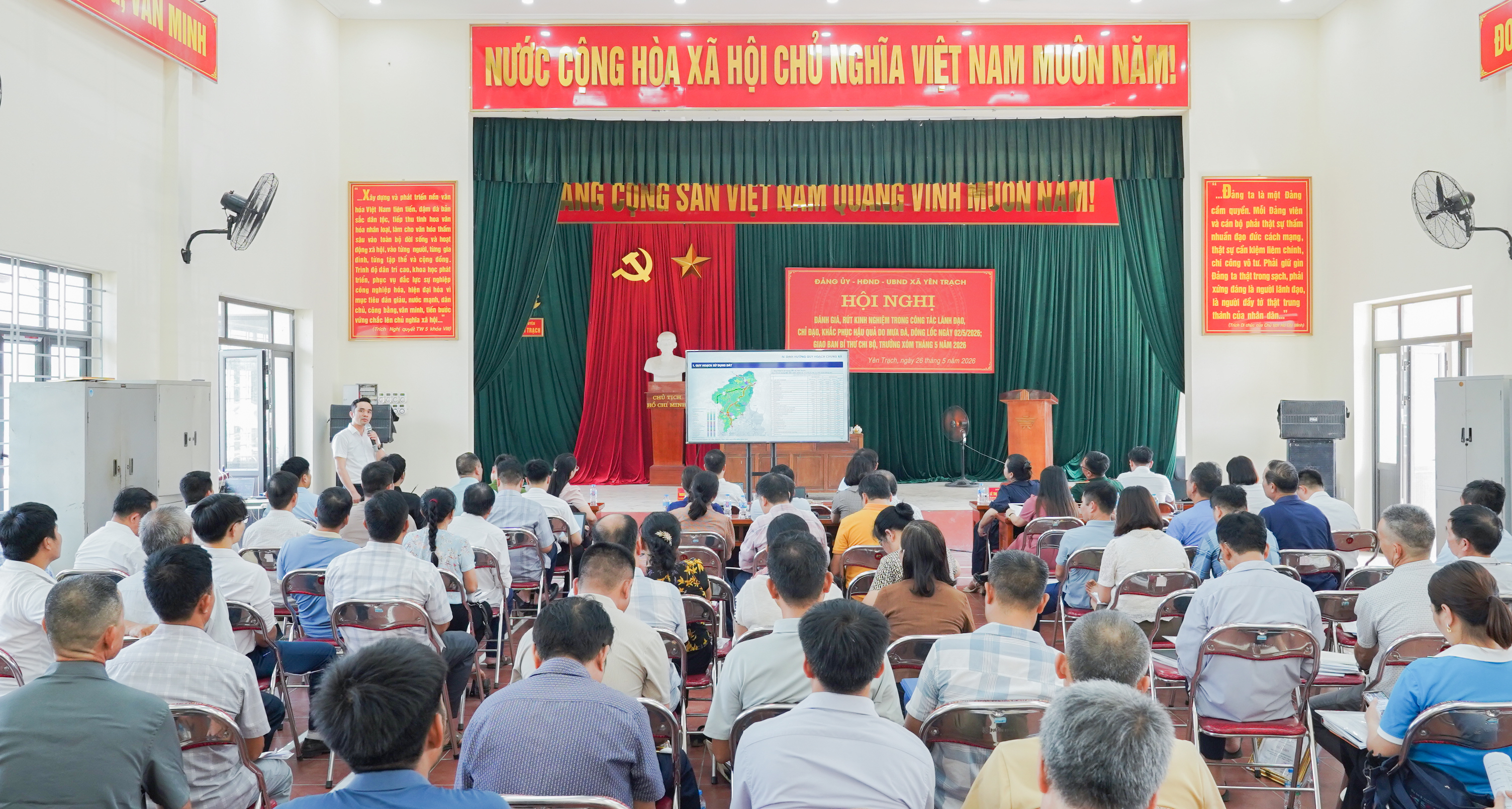 Nhiều nội dung được triển khai tại Hội nghị giao ban Bí thư chi bộ, Trưởng xóm thường kỳ tháng 5 năm 2026 