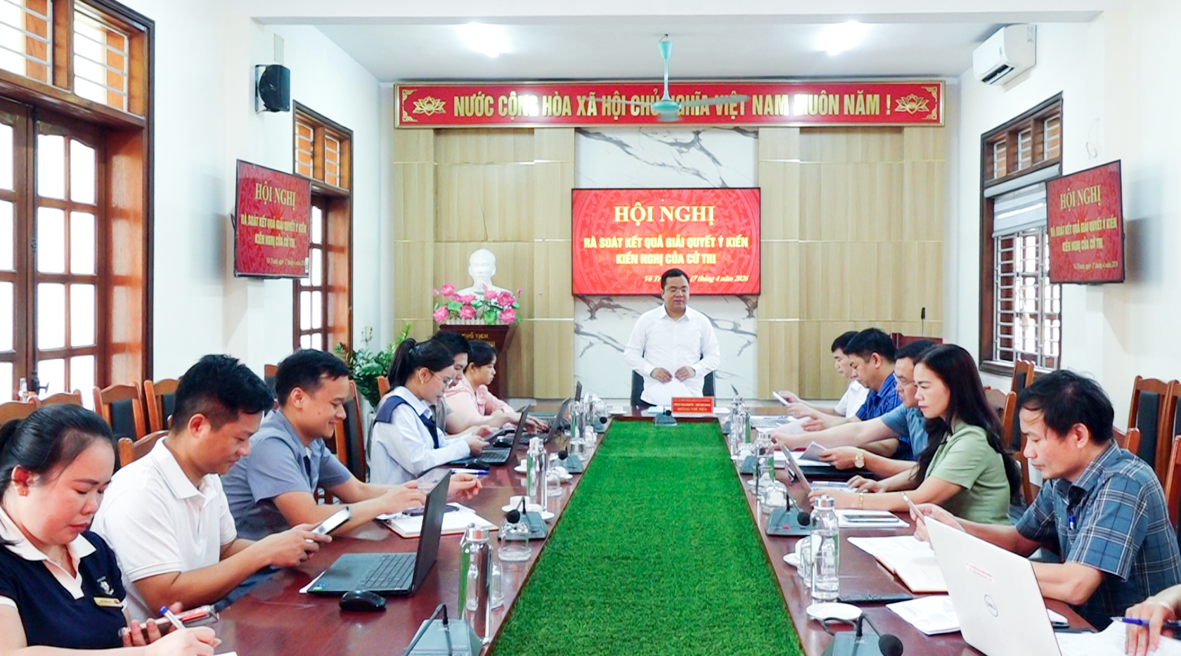 Hội nghị rà soát kết quả giải quyết ý kiến, kiến nghị của cử tri