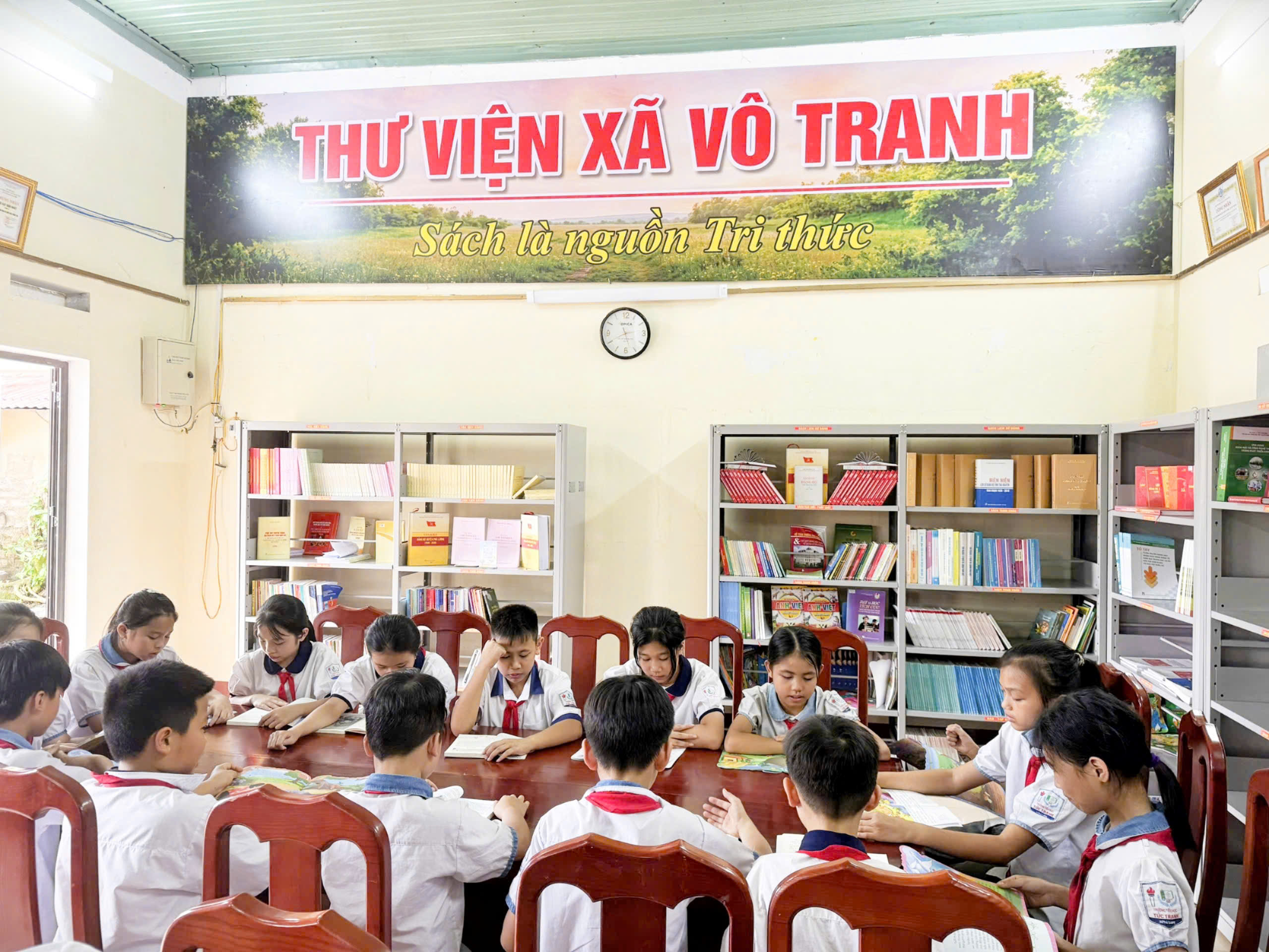 📚 ĐIỂM THƯ VIỆN VÀ TRUNG TÂM SINH HOẠT VĂN HOÁ CỘNG ĐỒNG XÃ VÔ TRANH – KHÔNG GIAN TRI THỨC VÀ GẮN KẾT CỘNG ĐỒNG 🌿