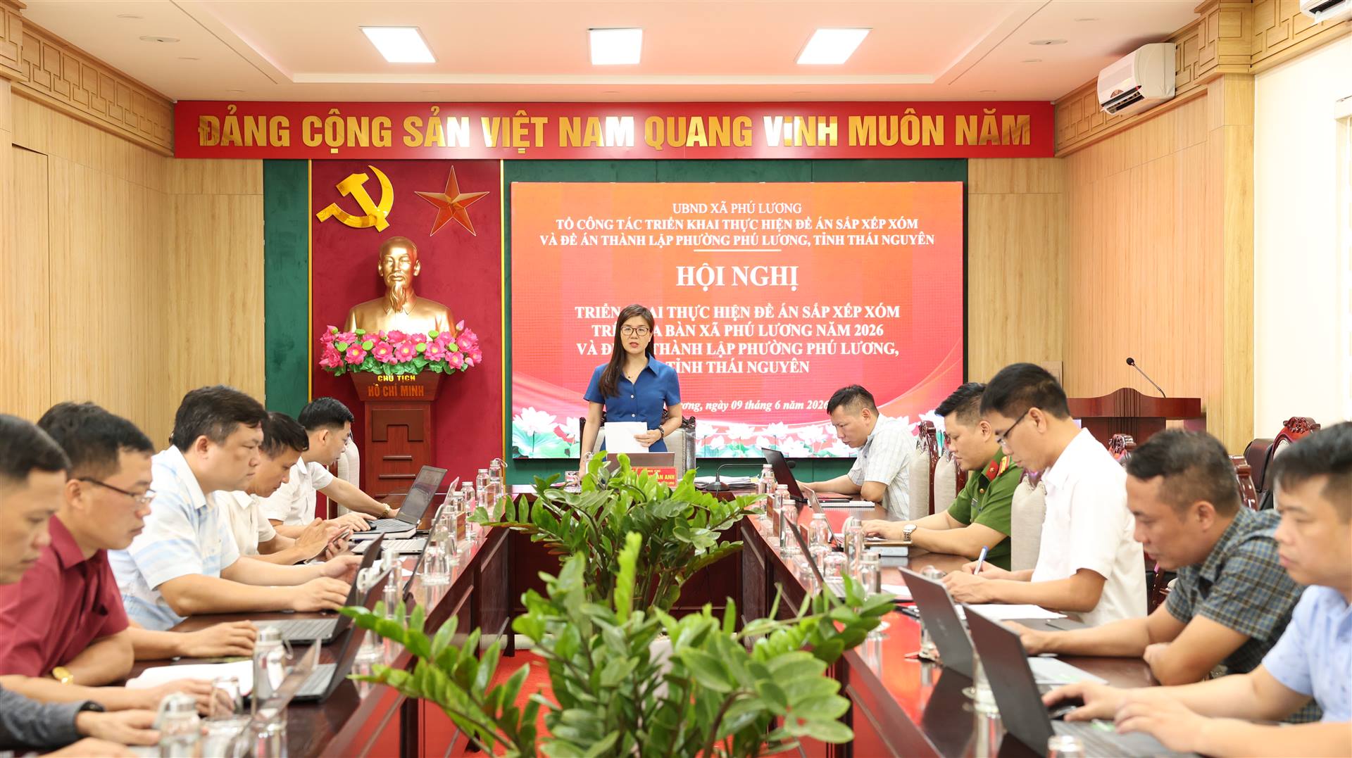 Xã Phú Lương đồng loạt lấy ý kiến Nhân dân bằng phiếu từ ngày 11 đến hết ngày 13/6/2026 đối với Đề án sắp xếp xóm trên địa bàn xã và Đề án thành lập phường Phú Lương, Tỉnh Thái Nguyên.