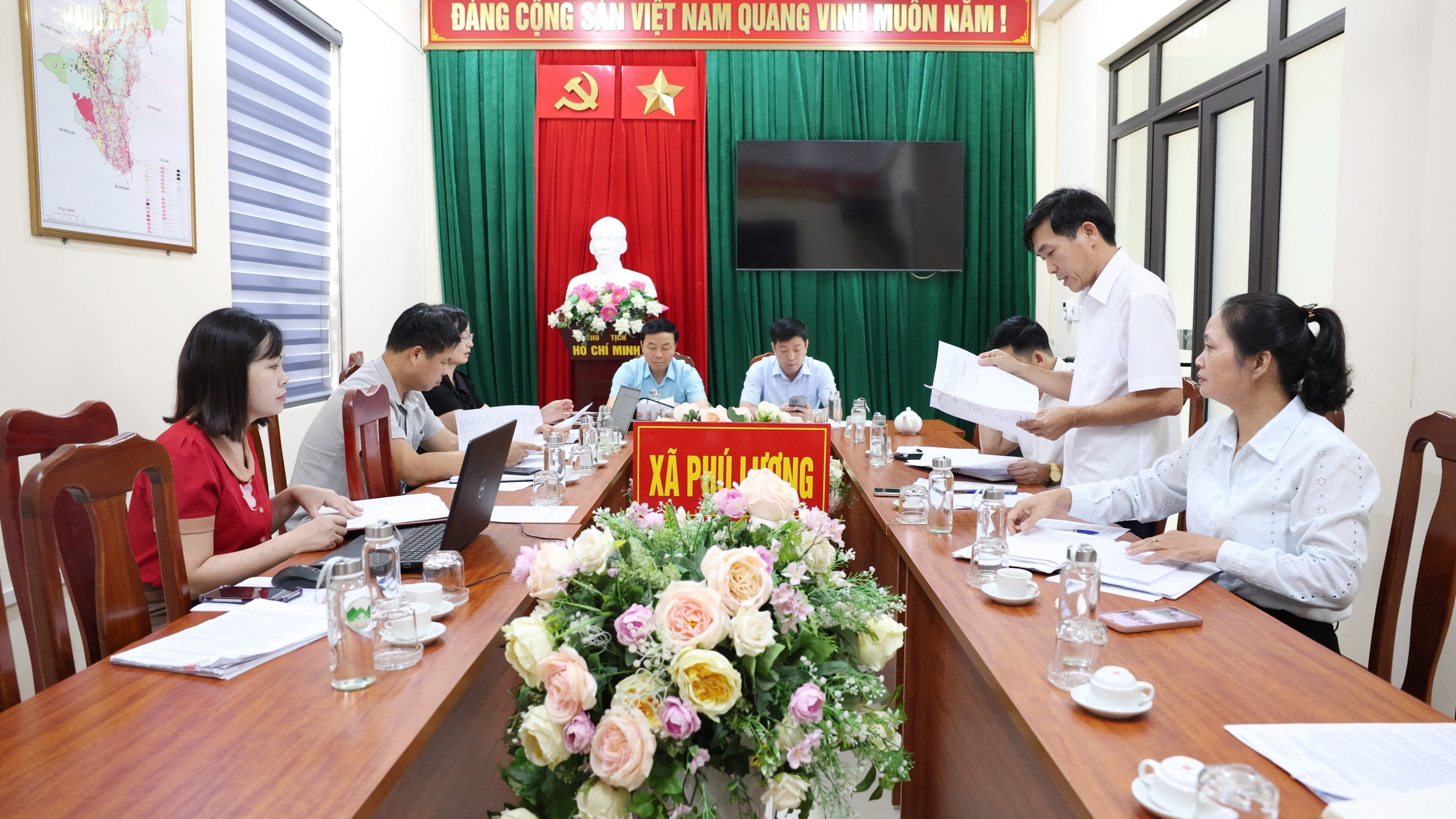 Thường trực HĐND xã Phú Lương tập trung nâng cao chất lượng hoạt động giám sát, chuẩn bị kỳ họp chuyên đề