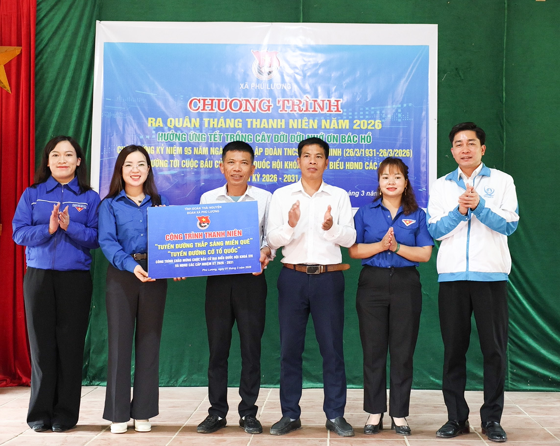 Nhiều công trình, phần việc ý nghĩa chào mừng kỷ niệm 95 năm Ngày thành lập Đoàn TNCS Hồ Chí Minh