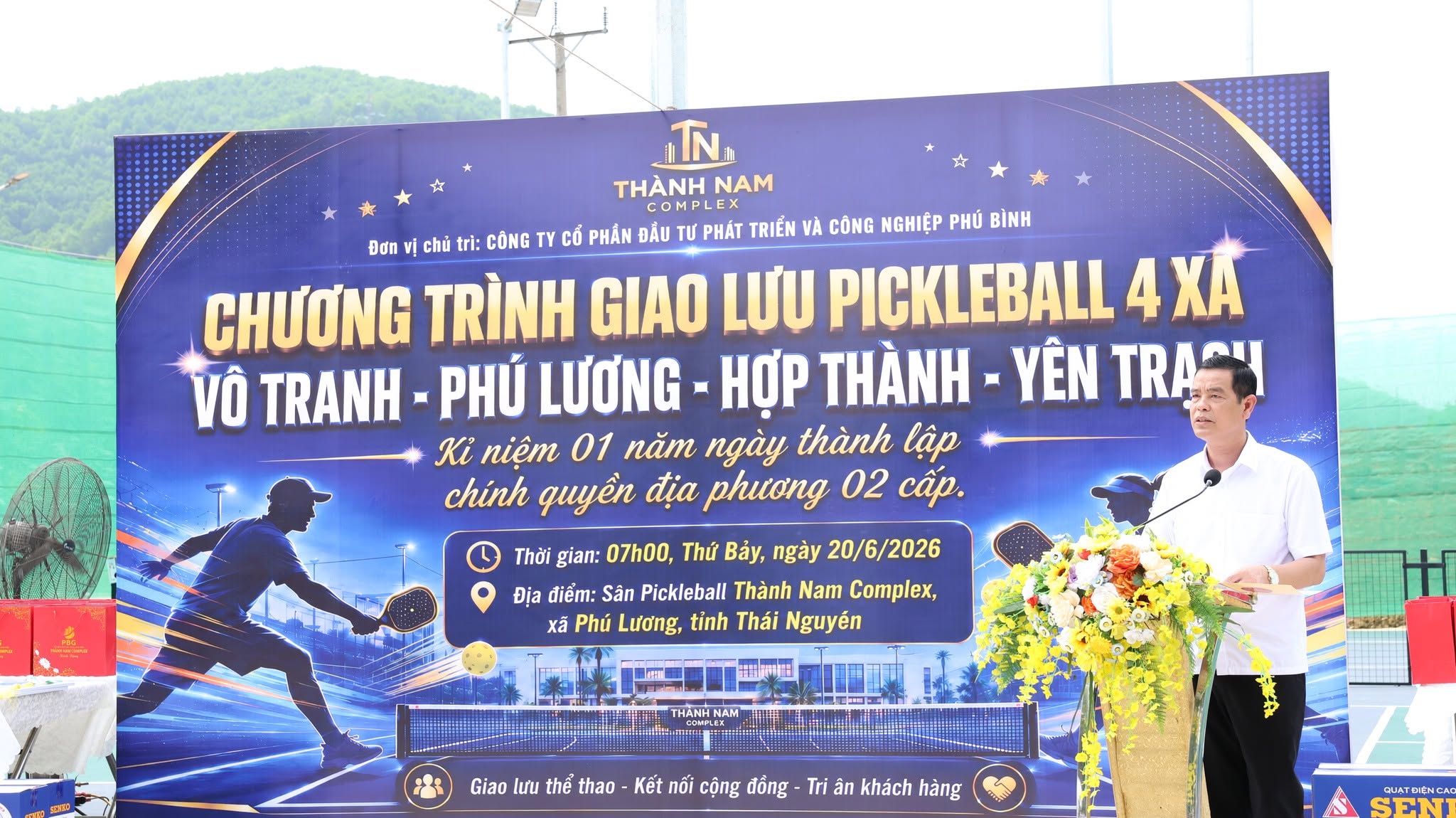 Xã Phú Lương tổ chức Chương trình kỷ niệm 01 năm thành lập chính quyền địa phương 02 cấp và giao lưu Pickleball 4 xã