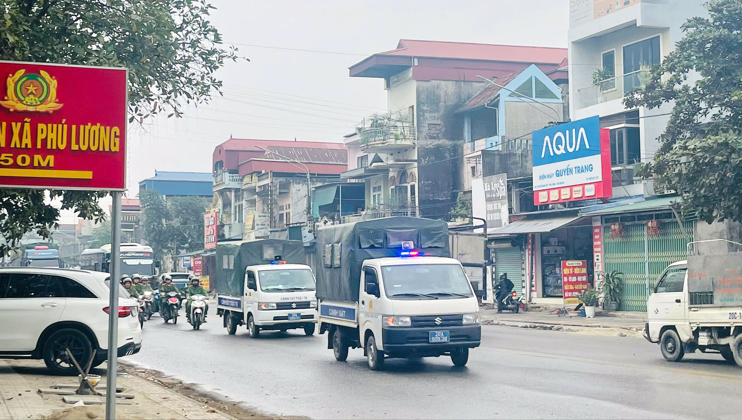 Công an xã Phú Lương ra quân cao điểm tấn công, trấn áp tội phạm, đảm bảo ANTT