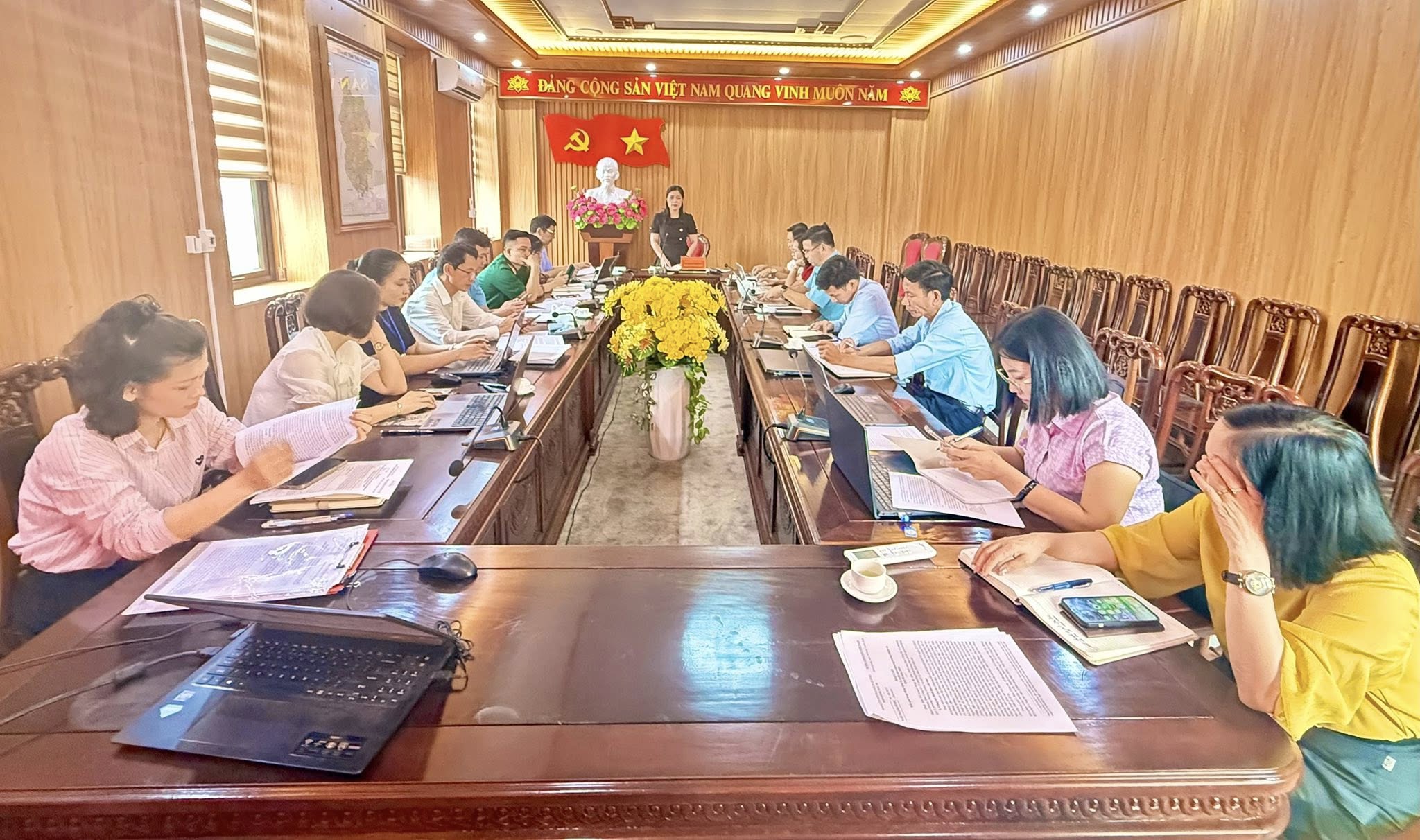 PHƯỜNG BÁCH QUANG SƠ KẾT CÔNG TÁC BẢO VỆ NỀN TẢNG TƯ TƯỞNG CỦA ĐẢNG QUÝ I, TRIỂN KHAI NHIỆM VỤ QUÝ II NĂM 2026