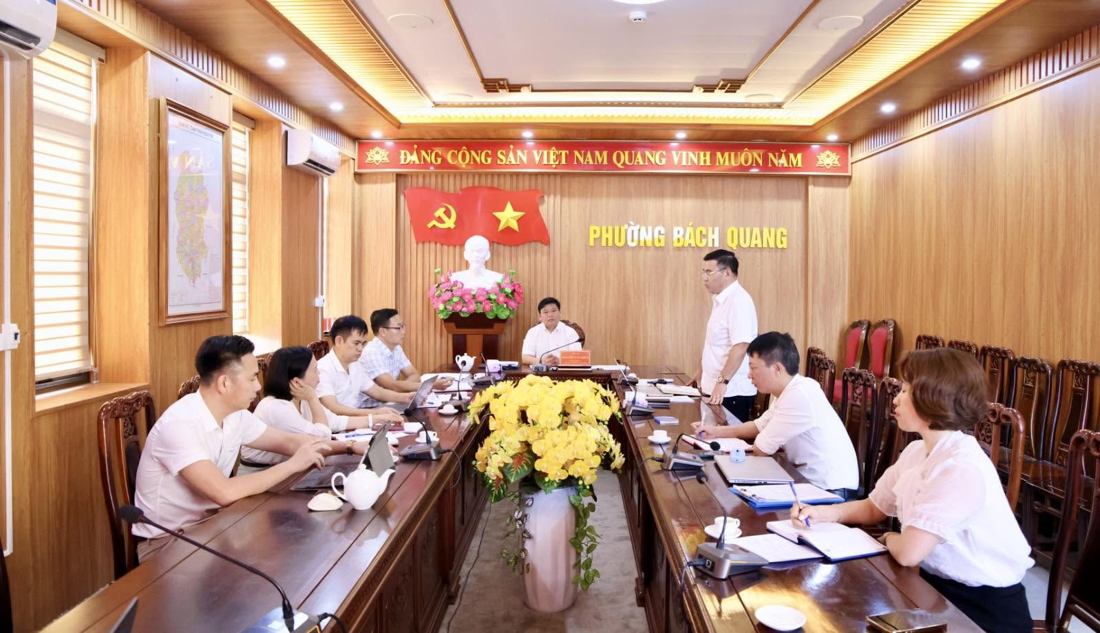 THƯỜNG TRỰC HĐND PHƯỜNG BÁCH QUANG TRIỂN KHAI NHIỆM VỤ TRỌNG TÂM THÁNG 6