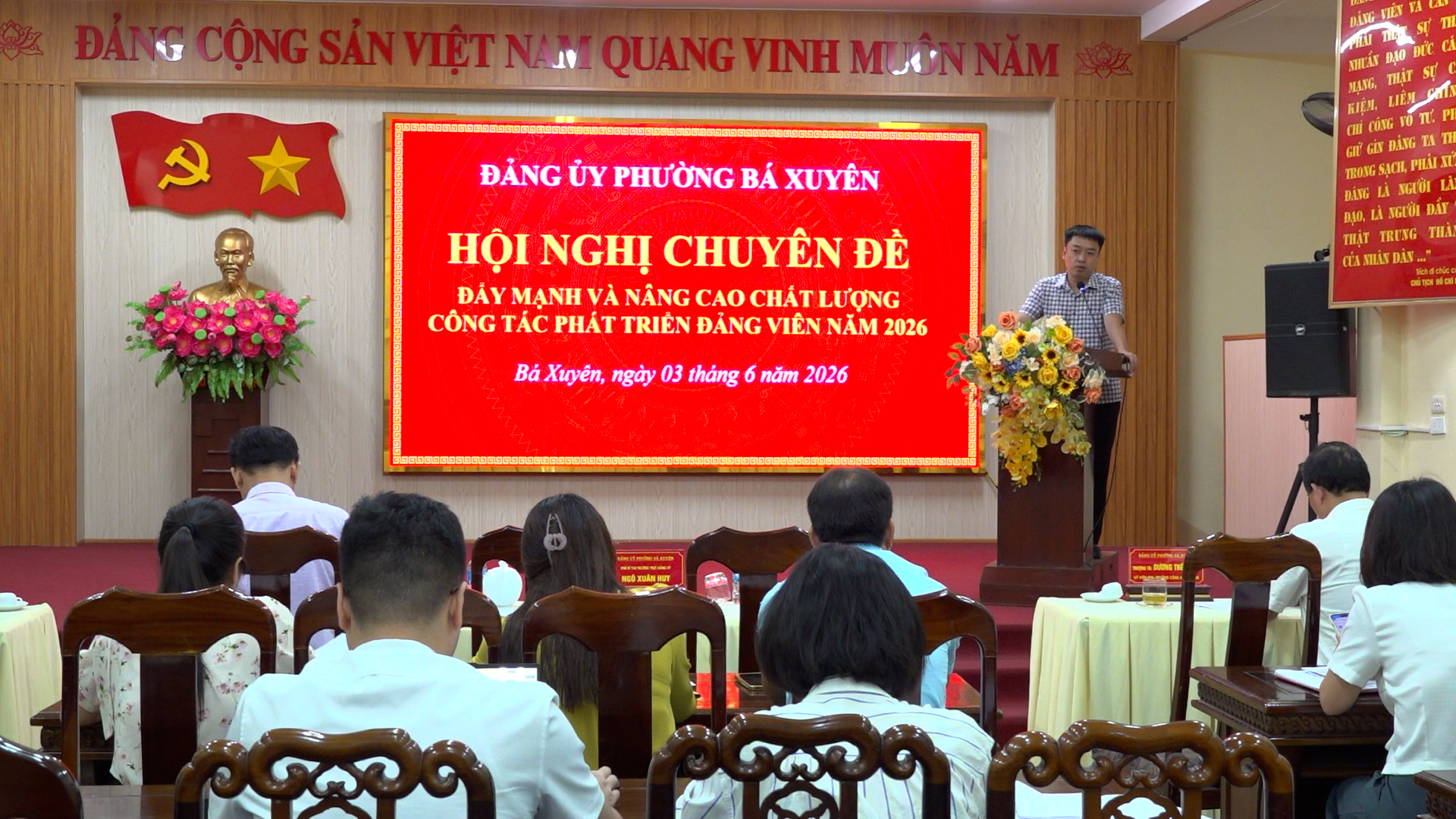 TẬP TRUNG THỰC HIỆN CÔNG TÁC PHÁT TRIỂN ĐẢNG VIÊN, PHẤN ĐẤU HOÀN THÀNH CHỈ TIÊU NĂM 2026