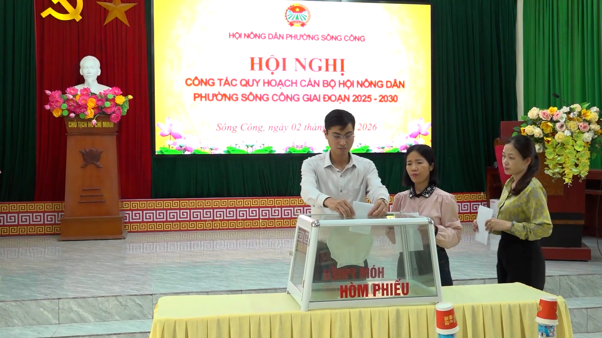 HỘI NÔNG DÂN PHƯỜNG SÔNG CÔNG TRIỂN KHAI QUY TRÌNH QUY HOẠCH CÁN BỘ