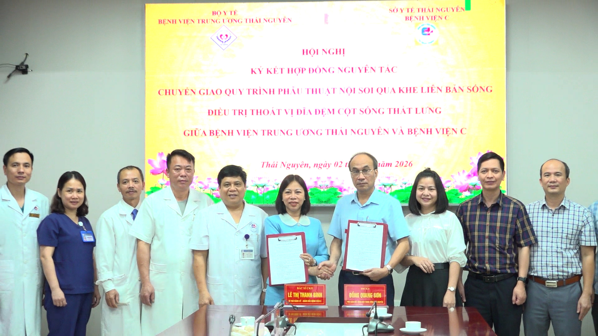 BỆNH VIỆN C THÁI NGUYÊN TIẾP NHẬN CHUYỂN GIAO QUY TRÌNH PHẪU THUẬT NỘI SOI QUA KHE LIÊN BẢN SỐNG ĐIỀU TRỊ THOÁT VỊ ĐĨA ĐỆM CỘT SỐNG THẮT LƯNG