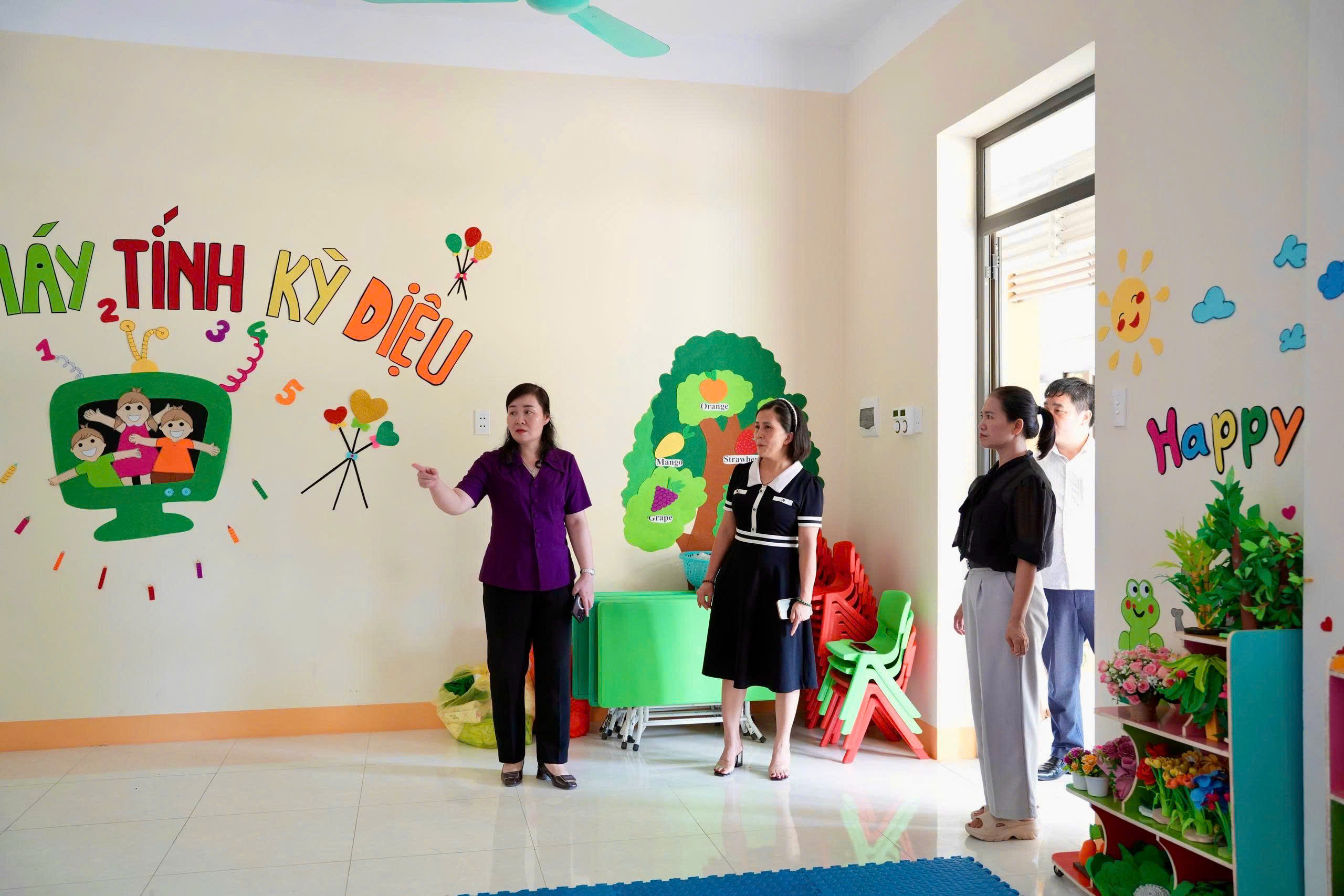 Kiểm tra công tác chuẩn bị năm học mới tại một số trường học trên địa bàn