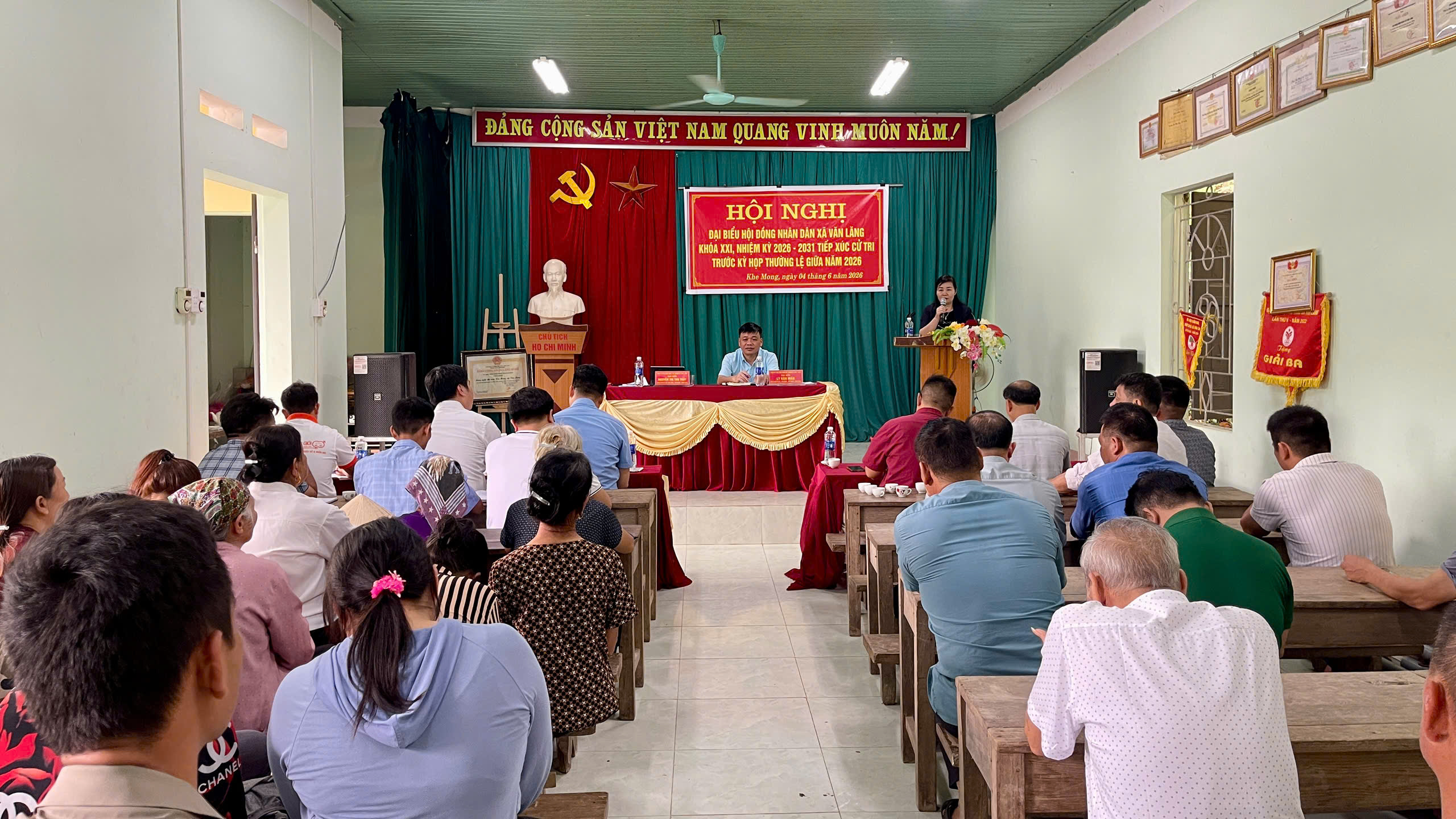 Hội nghị tiếp xúc cử tri trước kỳ họp thường lệ giữa năm 2026 xóm Khe Mong