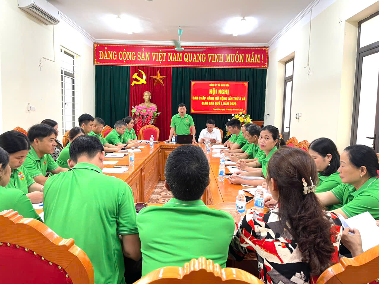 HỘI NÔNG DÂN XÃ NAM HÒA TỔ CHỨC HỘI NGHỊ BAN CHẤP HÀNH GIAO BAN MỞ RỘNG LẦN THỨ 3, SƠ KẾT CÔNG TÁC QUÝ I NĂM 2026