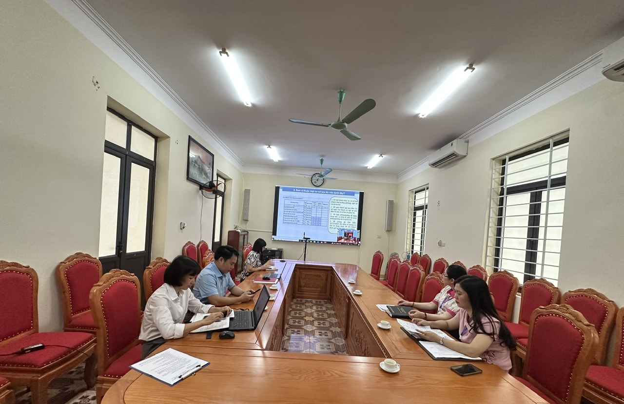 XÃ NAM HÒA THAM DỰ HỘI NGHỊ TRỰC TUYẾN TẬP HUẤN ĐIỀU TRA CƠ SỞ HÀNH CHÍNH, SỰ NGHIỆP NĂM 2026