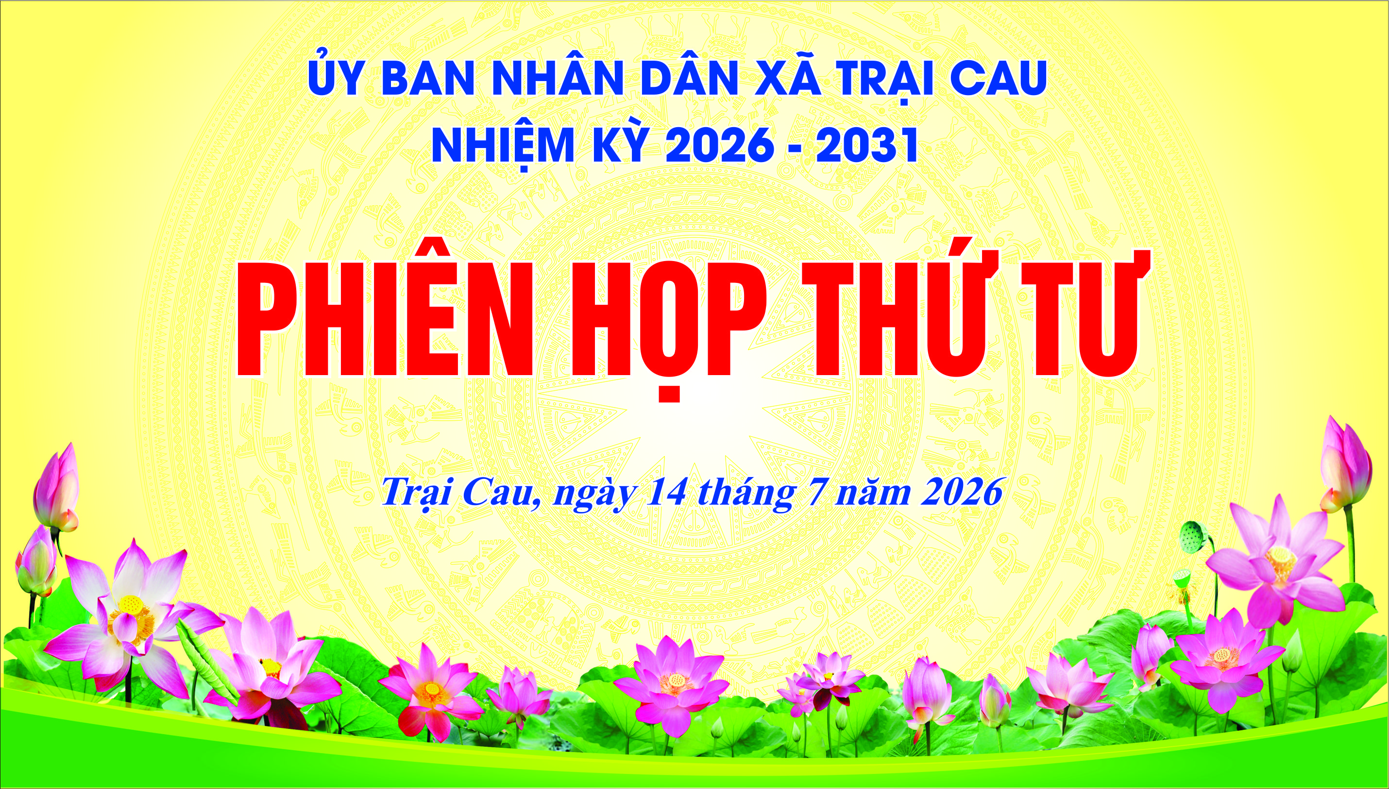UBND XÃ TRẠI CAU TỔ CHỨC PHIÊN HỌP THỨ TƯ, NHIỆM KỲ 2026 – 2031