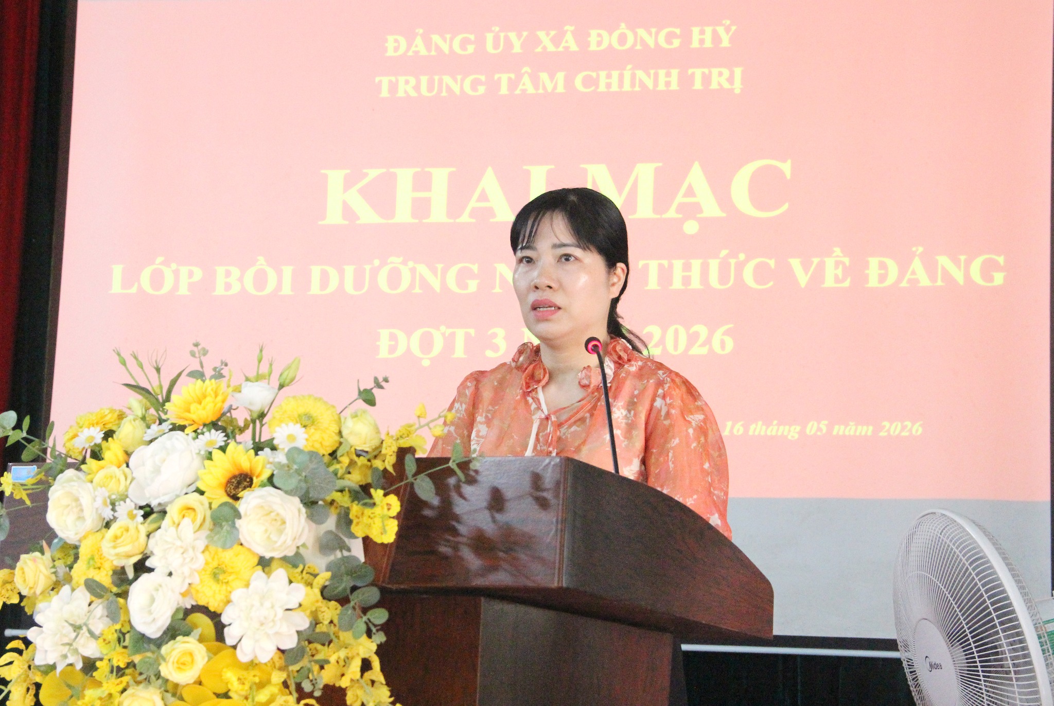 Khai mạc lớp nhận thức về Đảng đợt 3 năm 2026