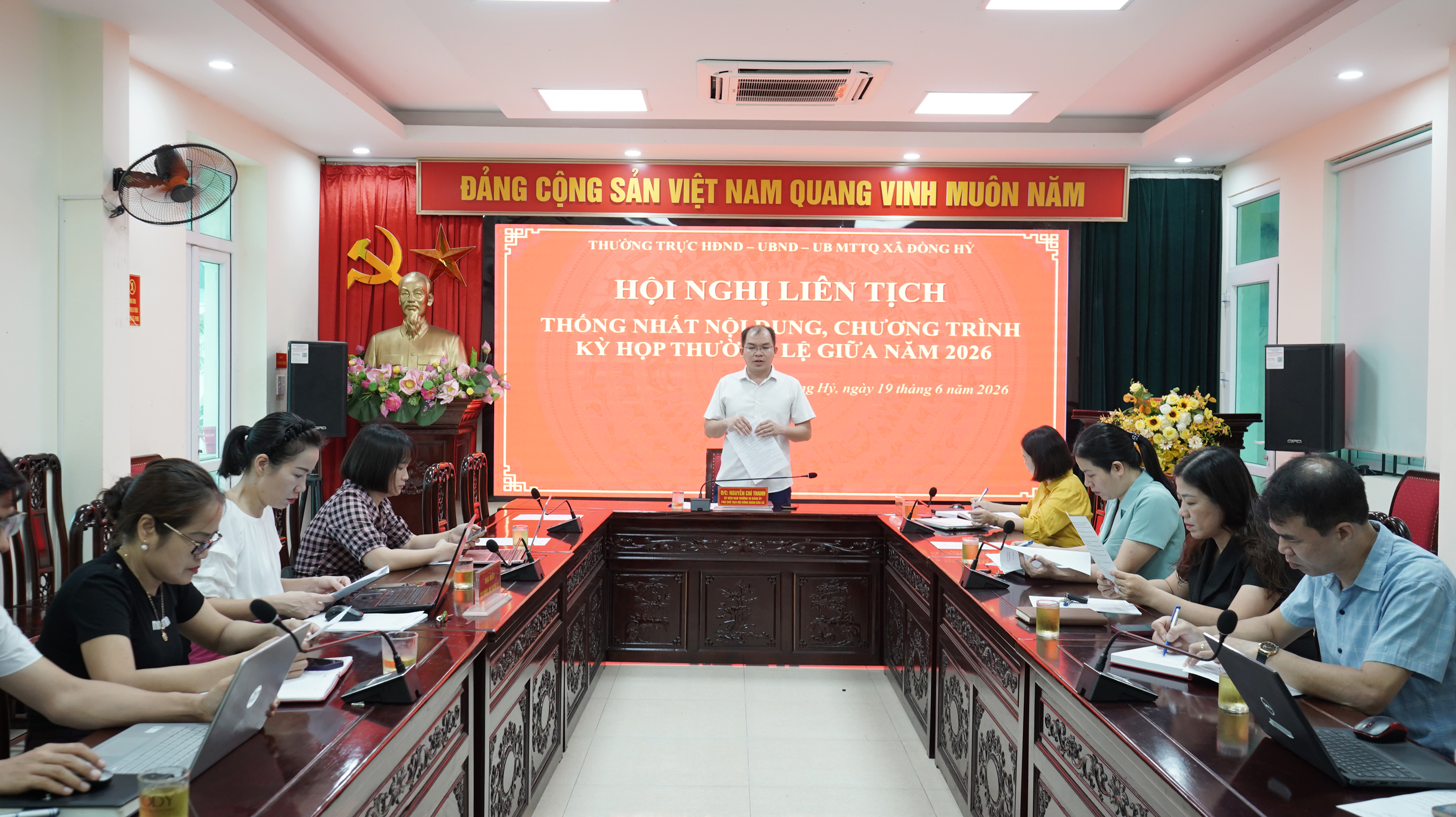 Hội nghị liên tịch thống nhất nội dung, chương trình kỳ họp thường lệ giữa năm 2026