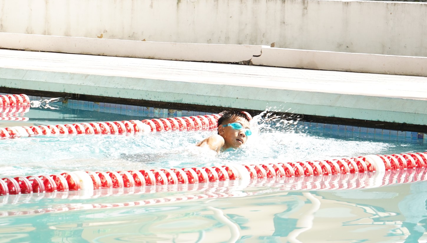 Trao giải môn Bơi