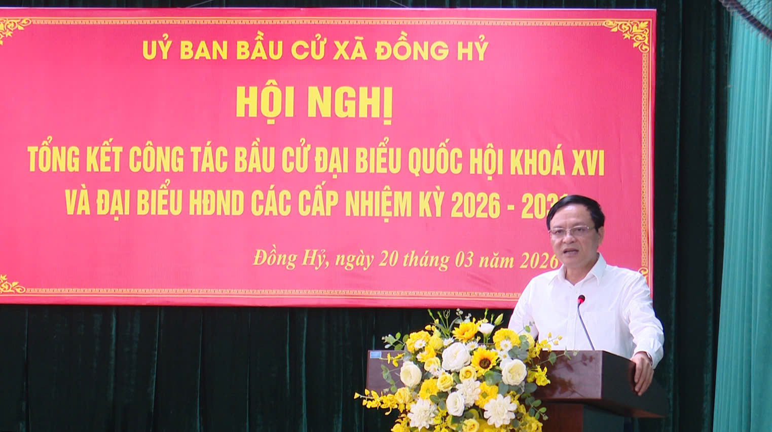 Tổng kết công tác bầu cử đại biểu Quốc hội khóa XVI và đại biểu Hội đồng nhân dân các cấp nhiệm kỳ 2026–2031