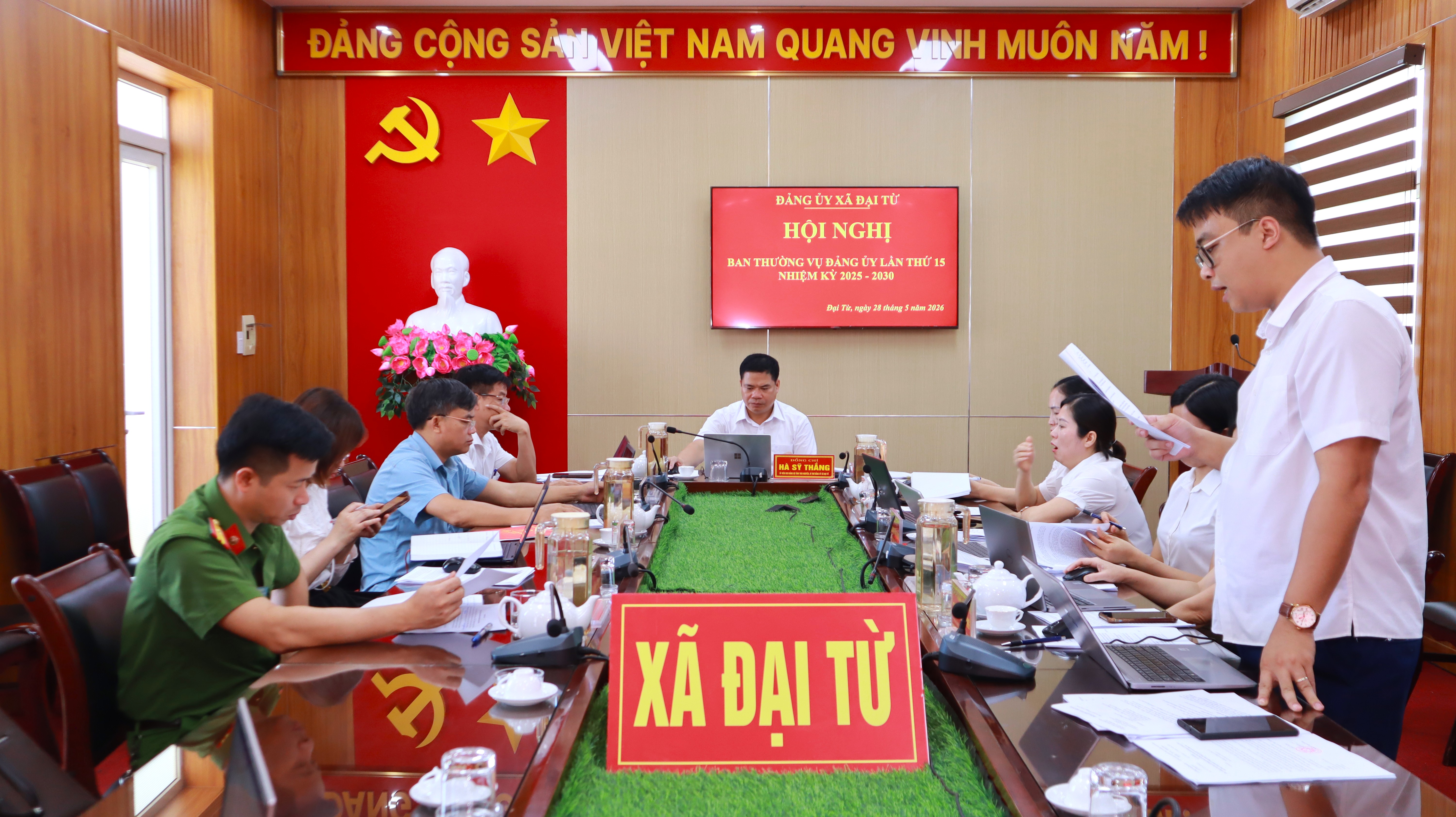 HỘI NGHỊ BAN THƯỜNG VỤ ĐẢNG ỦY XÃ ĐẠI TỪ LẦN THỨ 15, NHIỆM KỲ 2025 – 2030