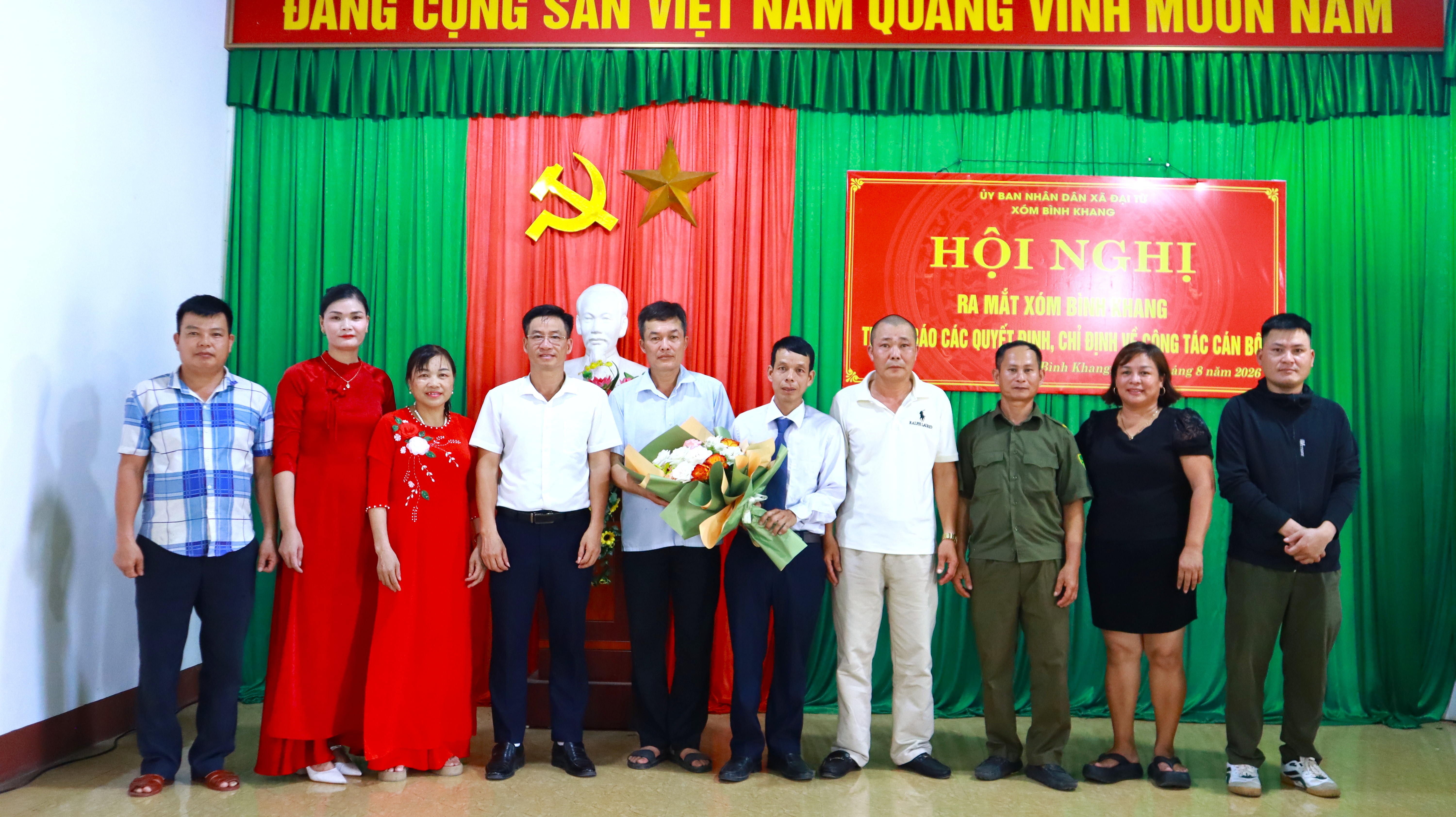 Hội nghị ra mắt xóm Bình Khang