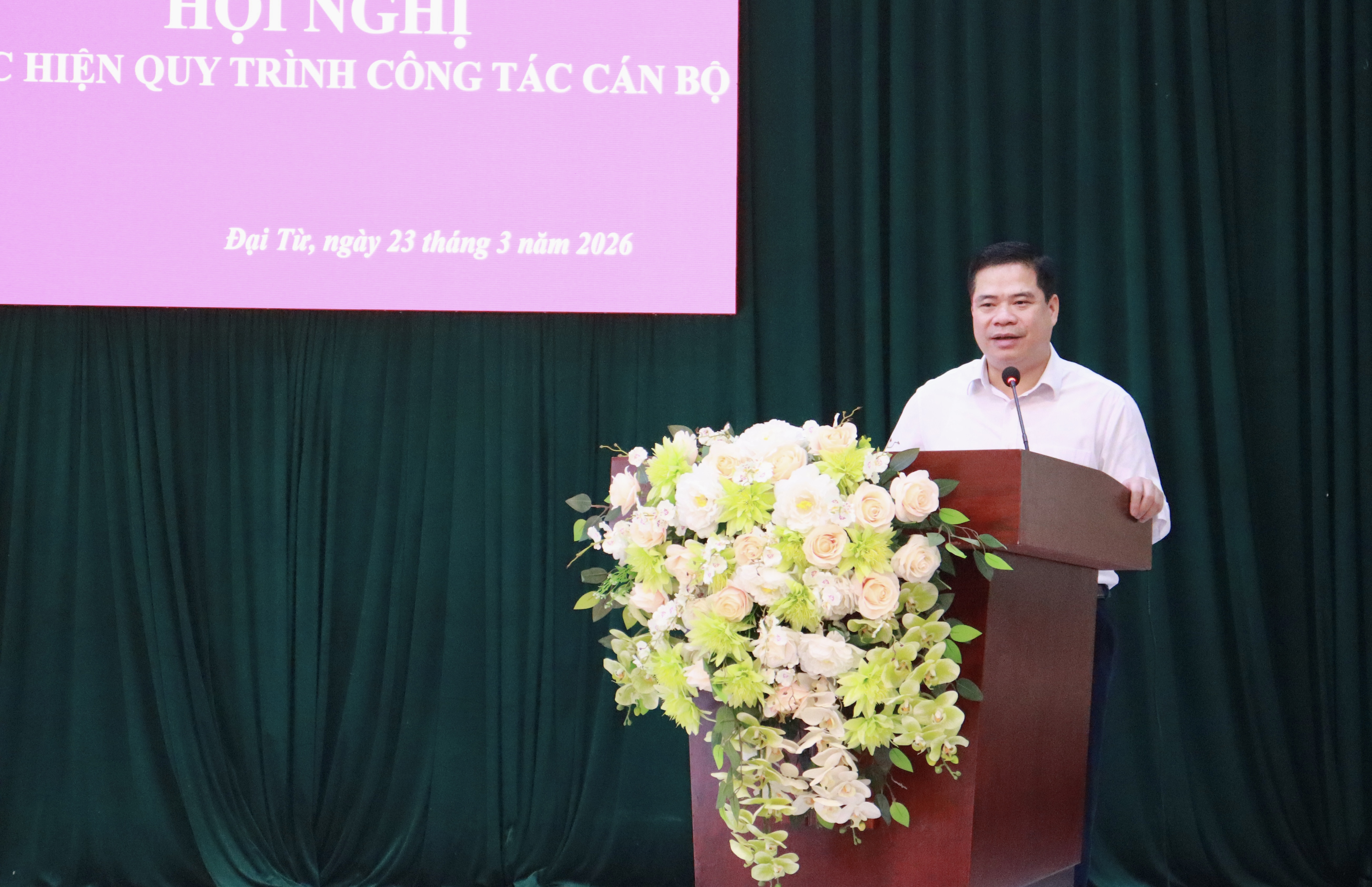 Hội nghị về công tác cán bộ chức danh HĐND và UBND nhiệm kỳ 2026–2031