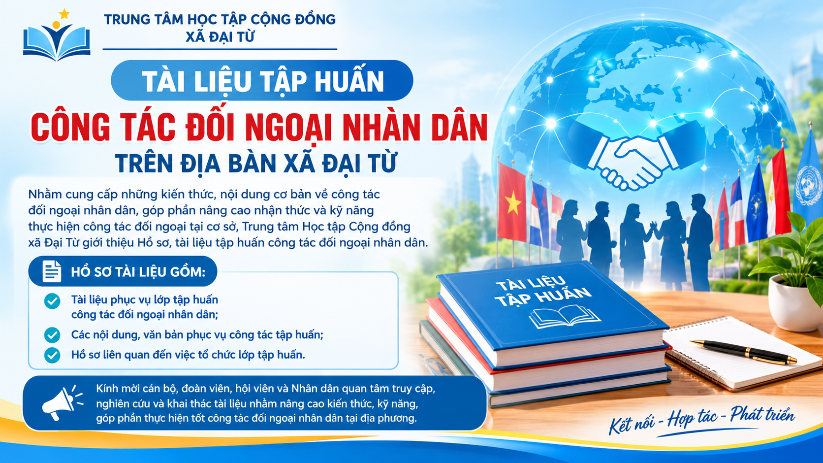 TÀI LIỆU TẬP HUẤN CÔNG TÁC ĐỐI NGOẠI XÃ ĐẠI TỪ NĂM 2026