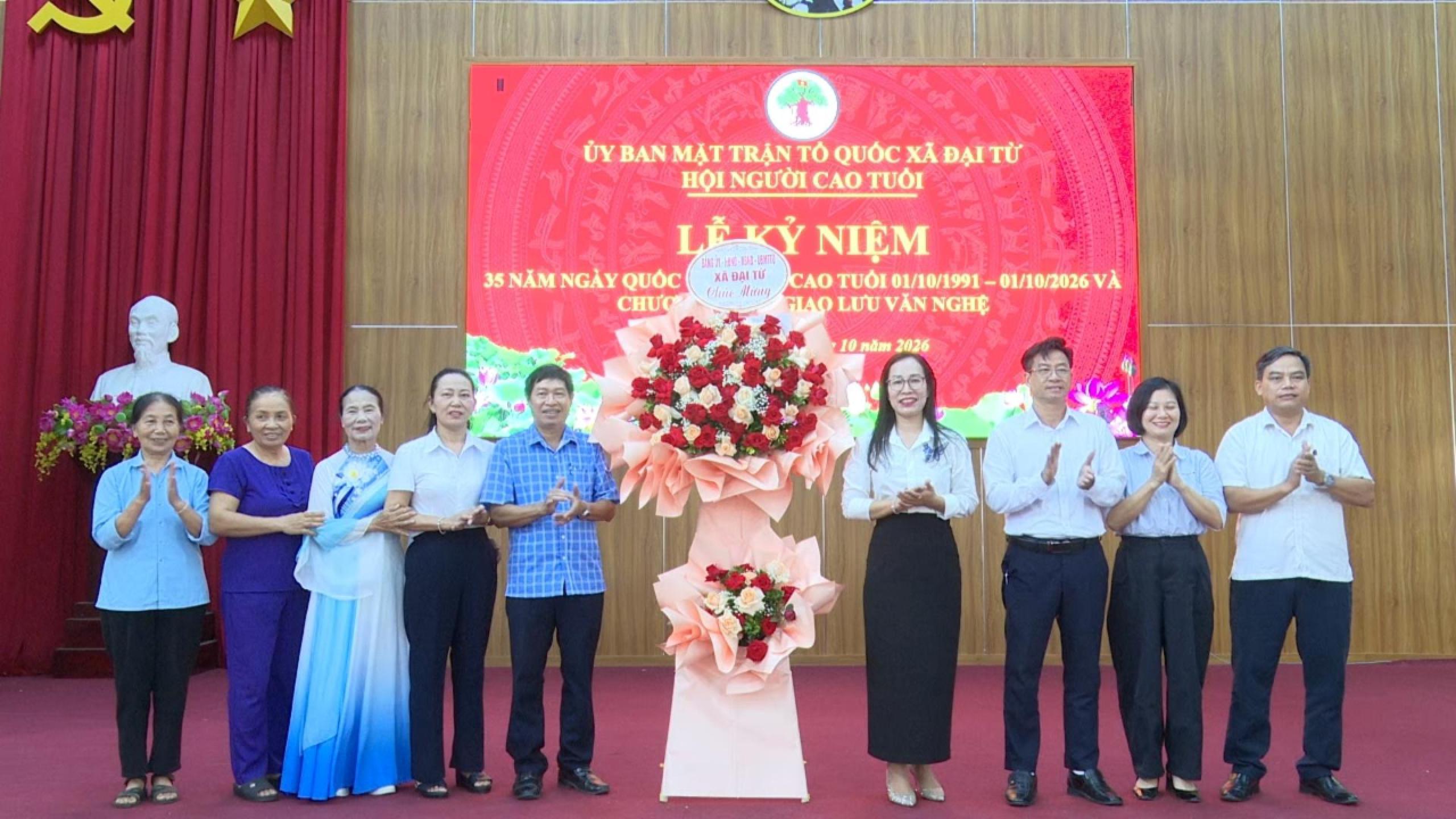 Hội Người cao tuổi xã Đại Từ tổ chức Hội nghị kỷ niệm 35 năm Ngày Quốc tế Người cao tuổi (01/10/1991 - 01/10/2026)