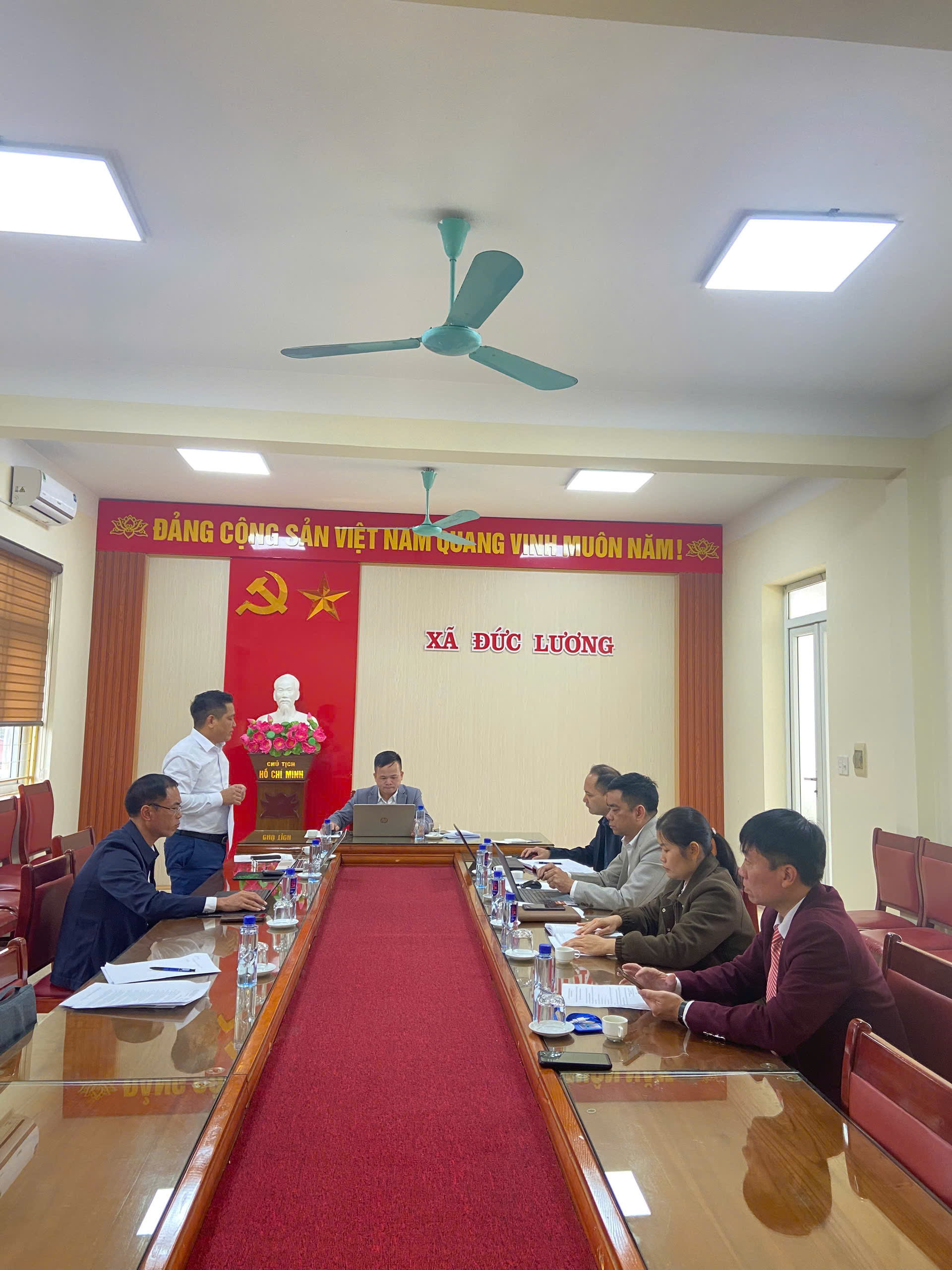 Trung tâm Phục vụ hành chính công xã Đức Lương tổng kết năm 2025, triển khai phương hướng nhiệm vụ năm 2026