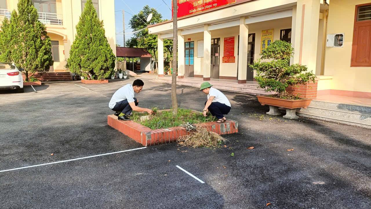 Xã Phú Thịnh đồng loạt ra quân thực hiện Ngày xây dựng Nông thôn mới nâng cao tháng 8 năm 2025 chào mừng Đại hội đại biểu Đảng bộ xã lần thứ I, nhiệm kỳ 2025 - 2030