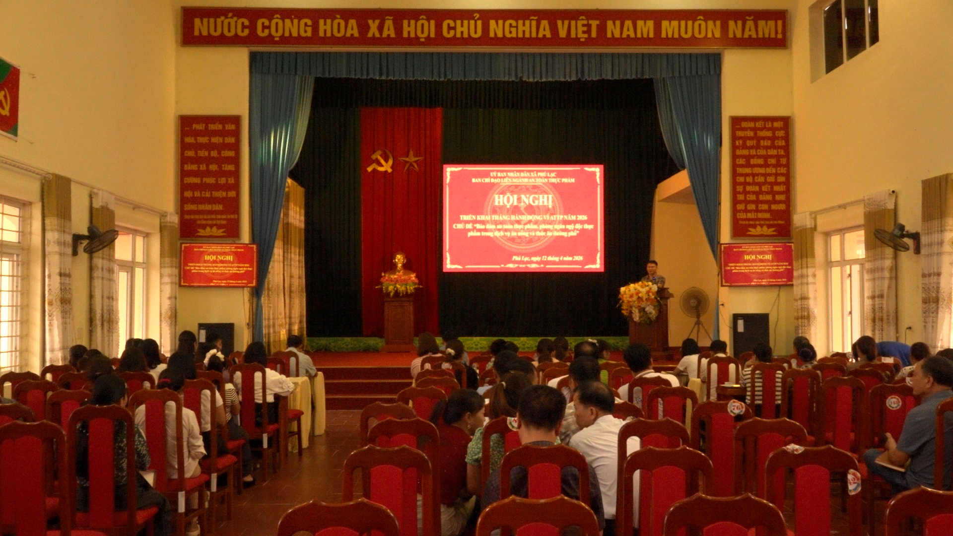 XÃ PHÚ LẠC TRIỂN KHAI KẾ HOẠCH THỰC HIỆN "THÁNG HÀNH ĐỘNG VÌ AN TOÀN THỰC PHẨM NĂM 2026"
