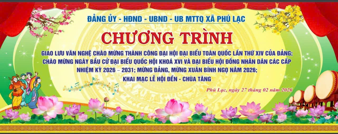 Lễ hội Đền – Chùa Tăng xã Phú Lạc năm 2026