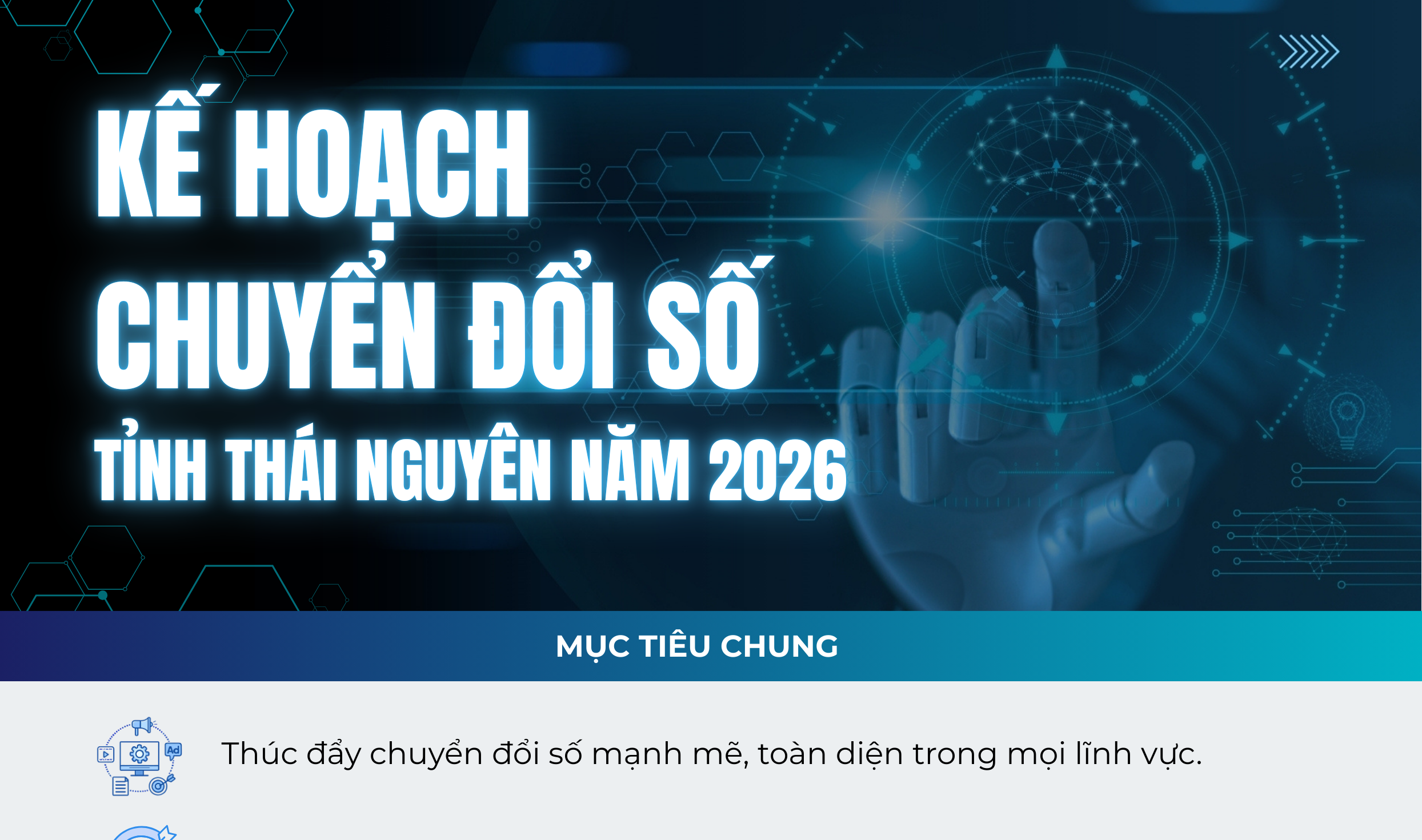 Kế hoạch chuyển đổi số tỉnh Thái Nguyên năm 2026