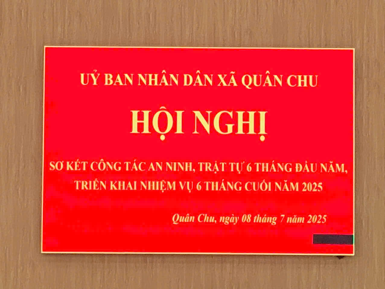 HỘI NGHỊ SƠ KẾT CÔNG TÁC ANTT 6 THÁNG ĐẦU NĂM, PHƯƠNG HƯỚNG NHIỆM VỤ 6 THÁNG CUỐI NĂM
