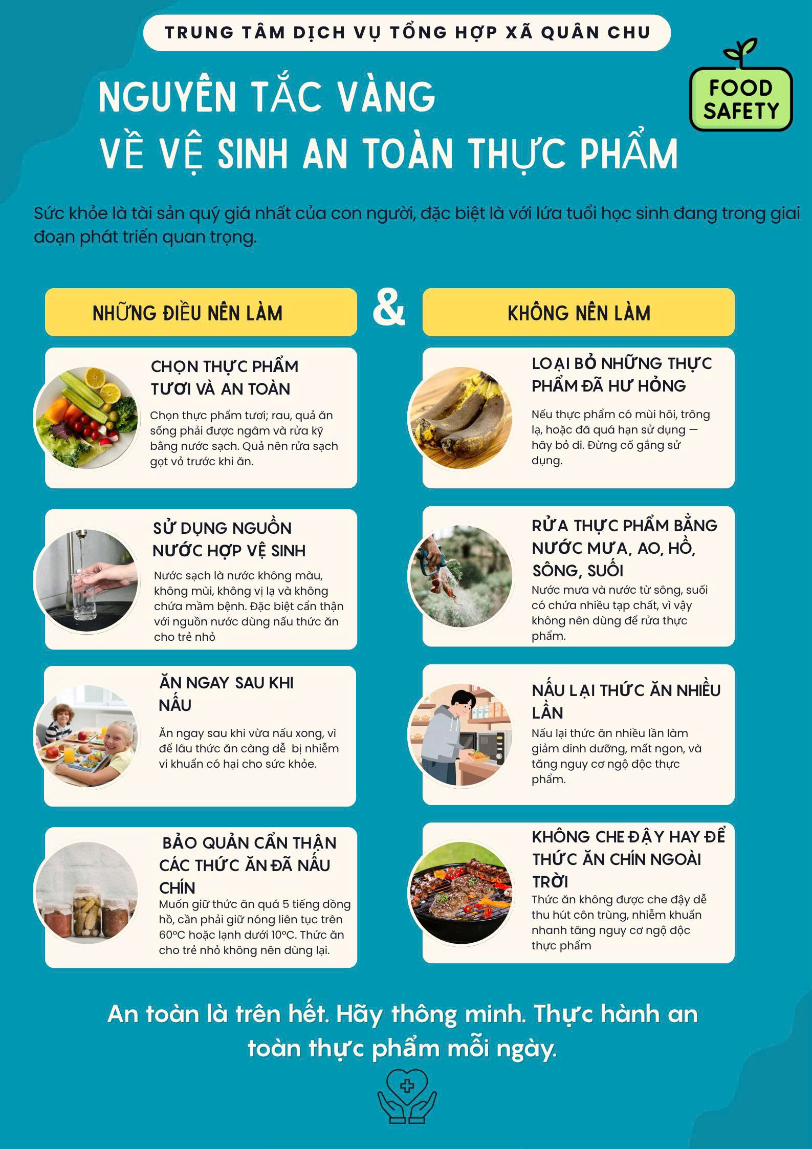 TUYÊN TRUYỀN VỆ SINH AN TOÀN THỰC PHẨM