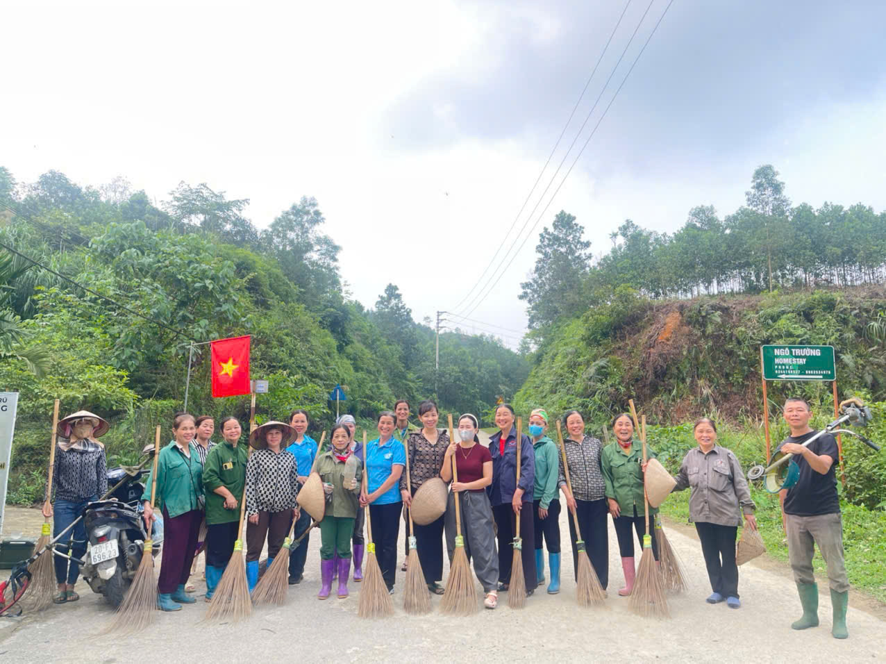 HỘI LHPN XÃ QUÂN CHU CHUNG TAY HÀNH ĐỘNG – LAN TỎA GIÁ TRỊ ĐẸP