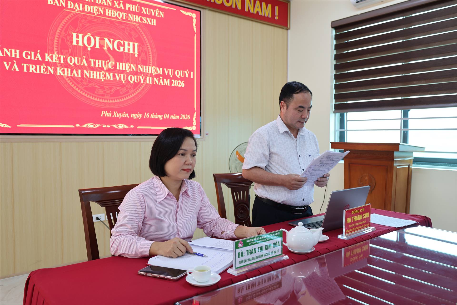 PHÚ XUYÊN: ĐÁNH GIÁ HOẠT ĐỘNG TÍN DỤNG CHÍNH SÁCH QUÝ I NĂM 2026