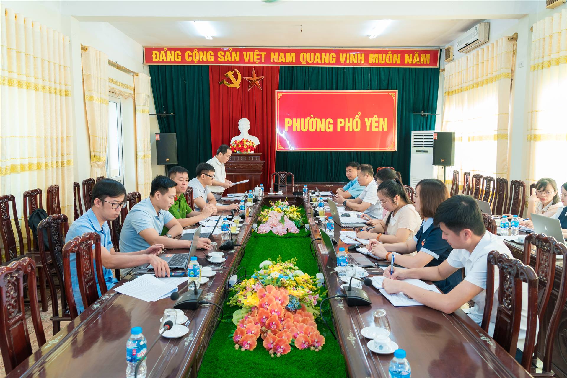 ĐOÀN KIỂM TRA SỐ 2 SỞ NỘI VỤ TỈNH THÁI NGUYÊN KIỂM TRA TIẾN ĐỘ THỰC HIỆN KẾ HOẠCH SỐ 132 VÀ KẾ HOẠCH SỐ 133 CỦA UBND TỈNH TẠI PHƯỜNG PHỔ YÊN